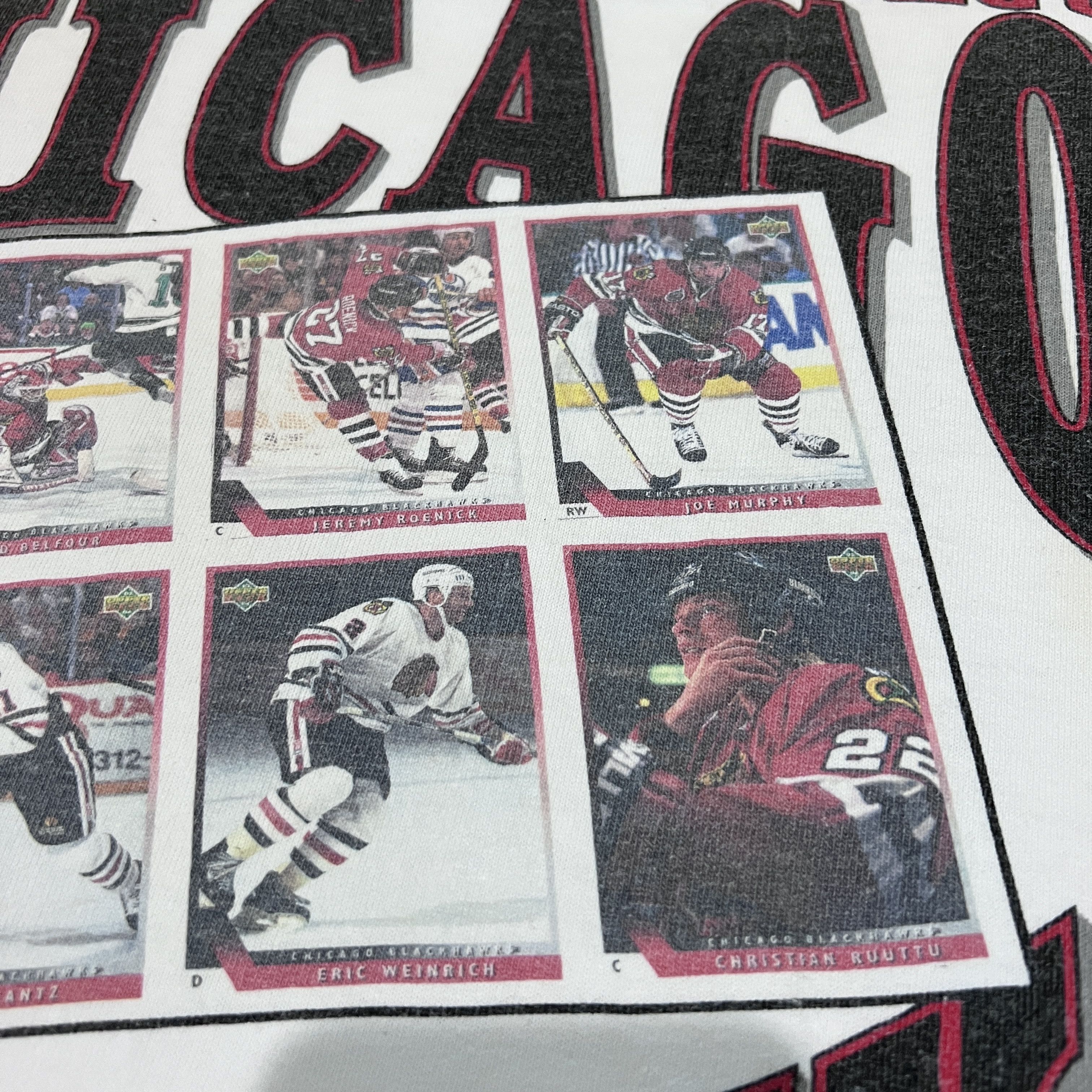 NHL Vintage Chicago Blackhawks NHL Photography Tee 2XL Hockey Size US XXL / EU 58 / 5 - 6 Thumbnail