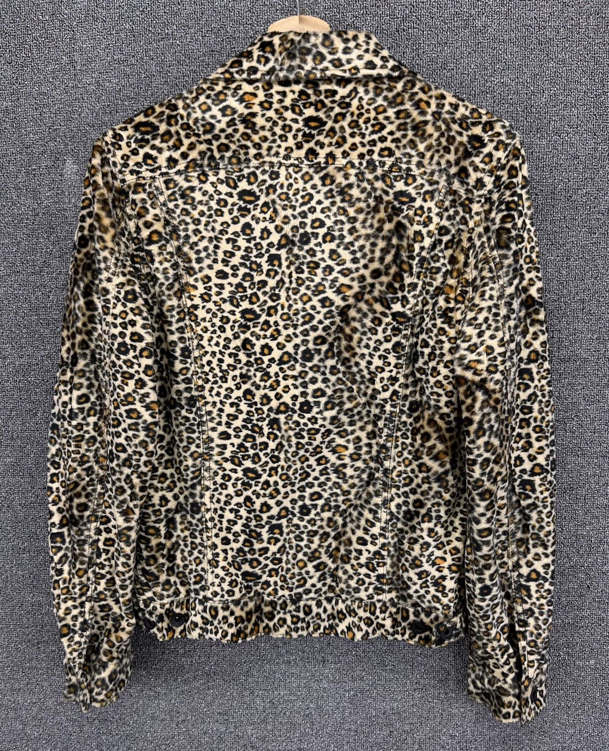 Japanese Brand × semanticdesign Vintage Semantic Design Leopard Style Rare Zip Up Jacket Size S / US 4 / IT 40 - 9 Thumbnail