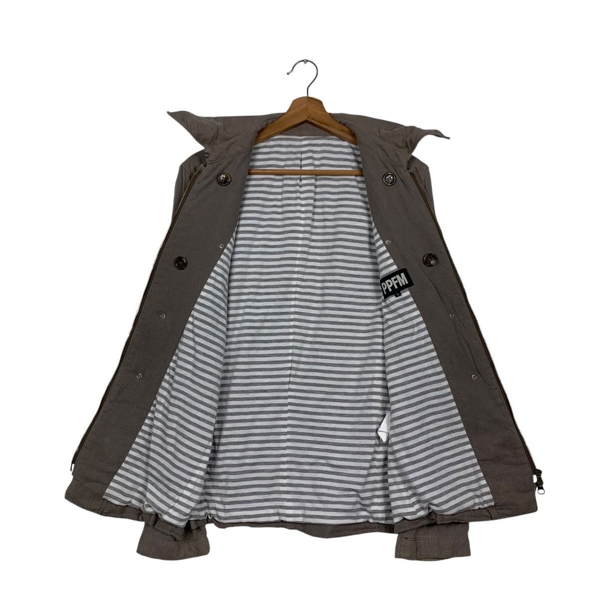 PPFM PPFM Double Breast Zipper Lightweight Jacket #2860-C129 Size US L / EU 52-54 / 3 - 12 Thumbnail