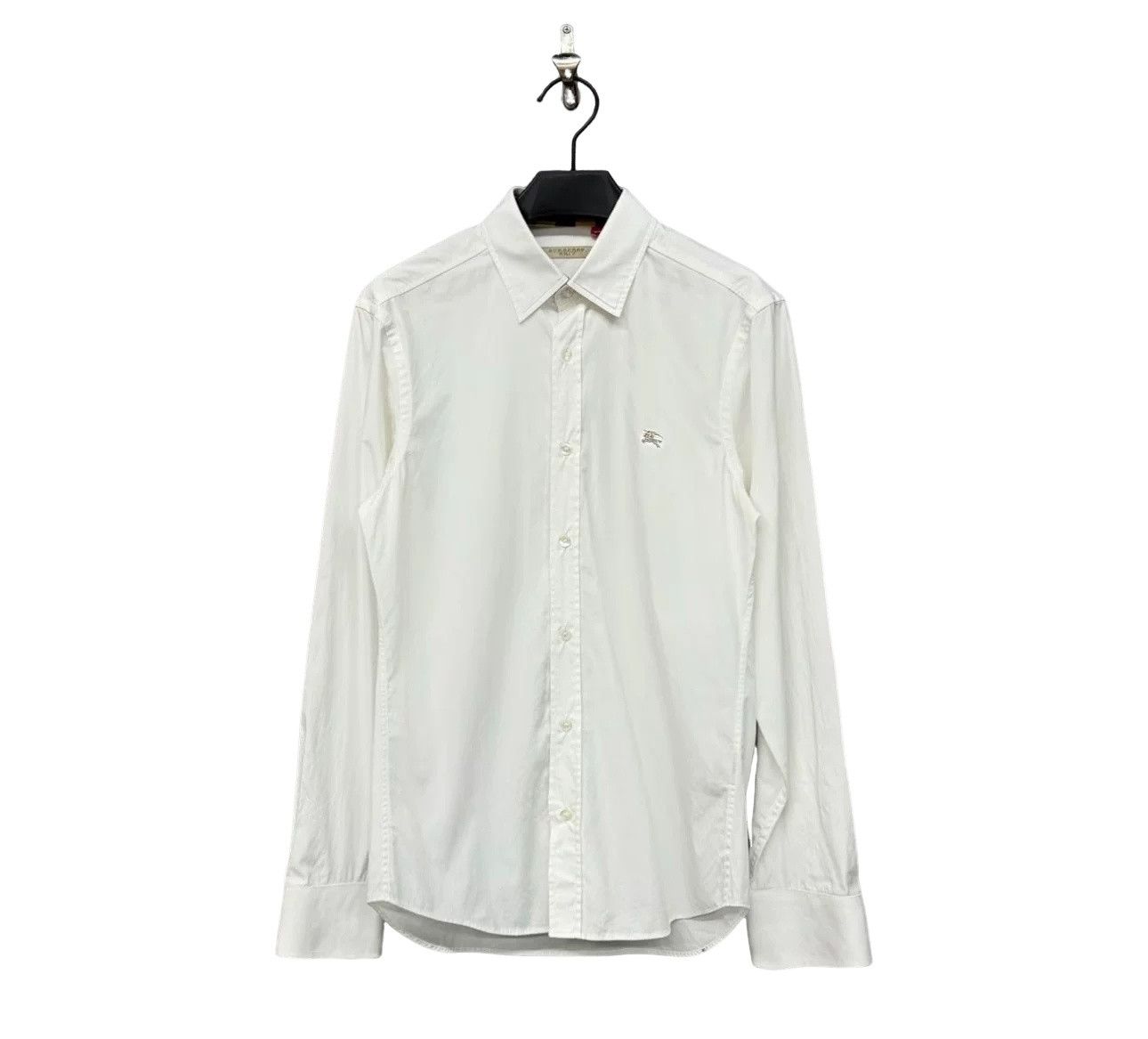 Burberry Burberry Embroidered Knight Long Sleeve Shirt S Size US S / EU 44-46 / 1 - 1 Thumbnail