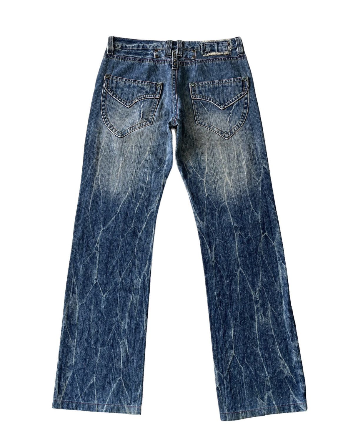 Japanese Brand 💥Vintage Japanese Brand Acid Washed Jeans Size US 32 / EU 48 - 2 Thumbnail