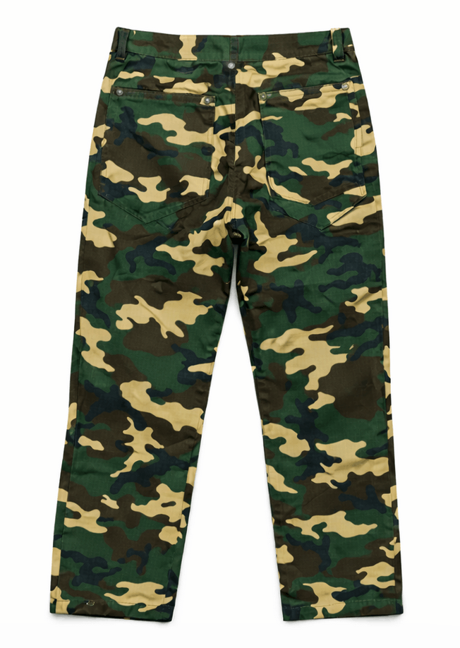 LUU DAN LU'U DAN Camoflage print cotton cordura Straight-Leg Jeans s Size US 34 / EU 50 - 2 Thumbnail