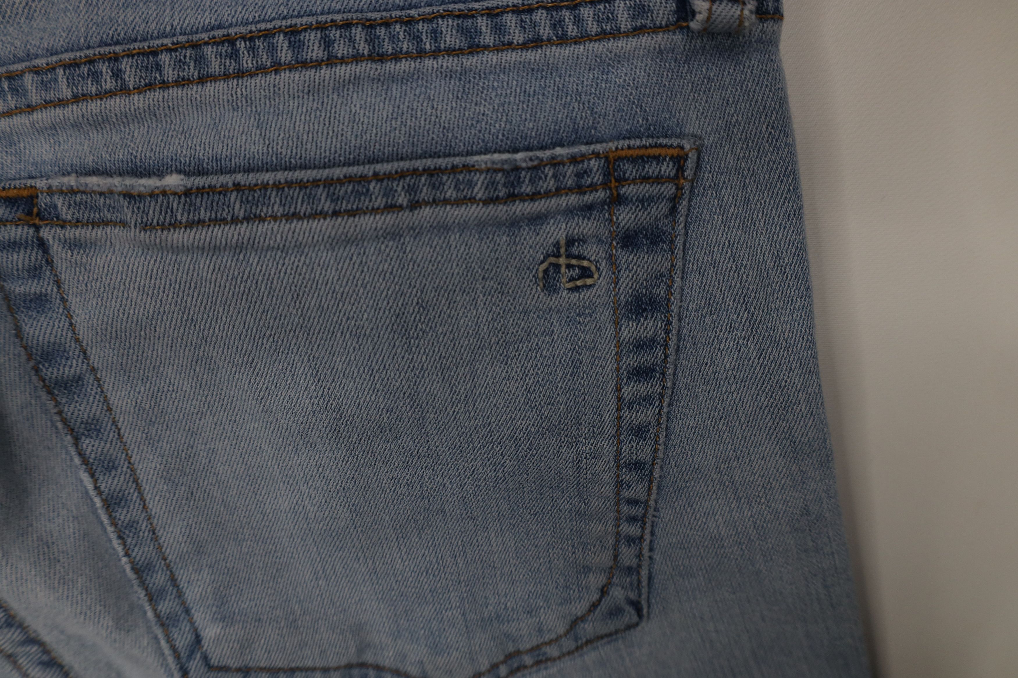 Rag & Bone rag & bone Low Rise Cropped Boyfriend Fit The Dre Jeans Blue Size 27" / US 4 / IT 40 - 13 Thumbnail