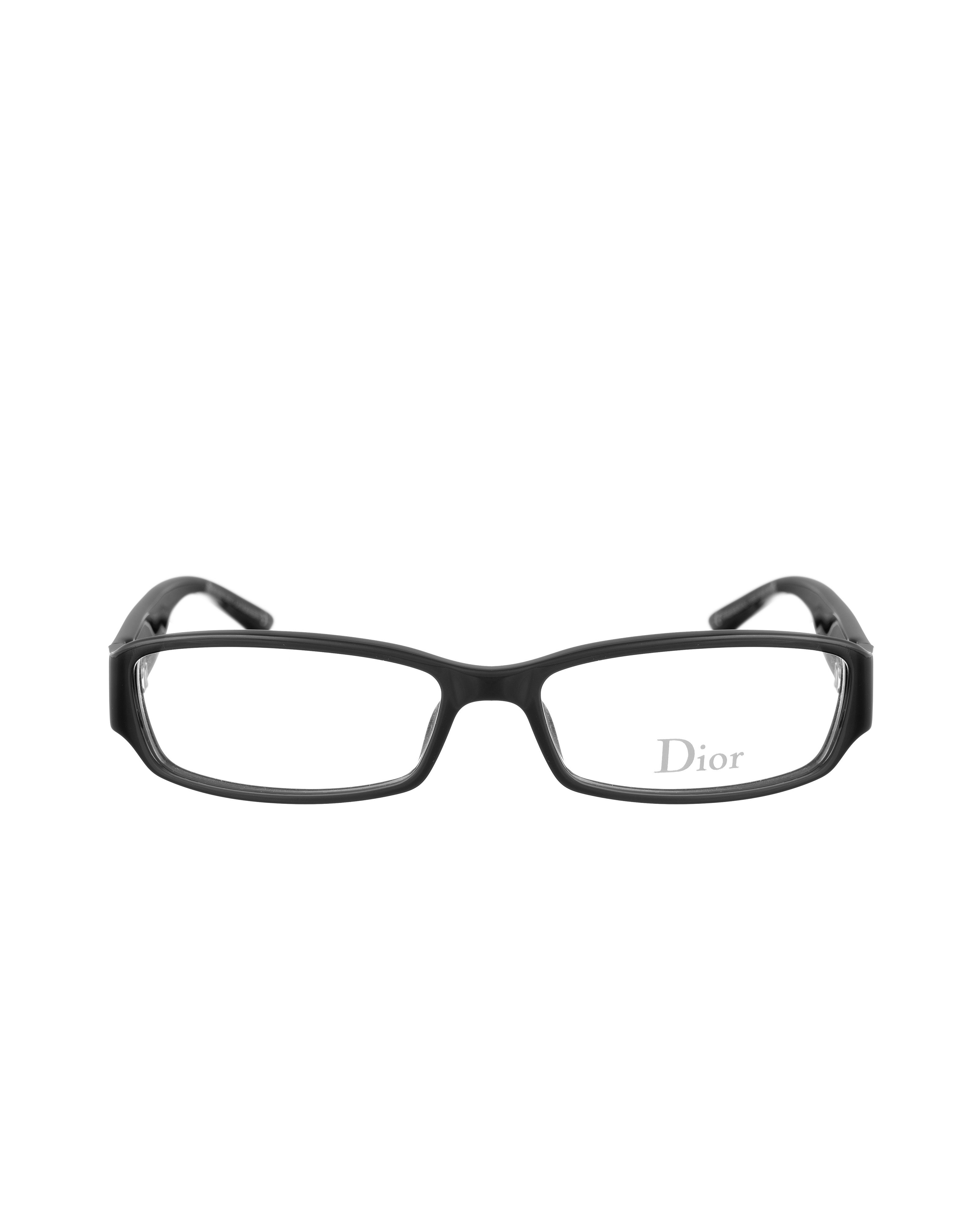 Dior Dior 00s Black Classic Plastic Glasses with Big Silver Logo Size ONE SIZE - 3 Thumbnail