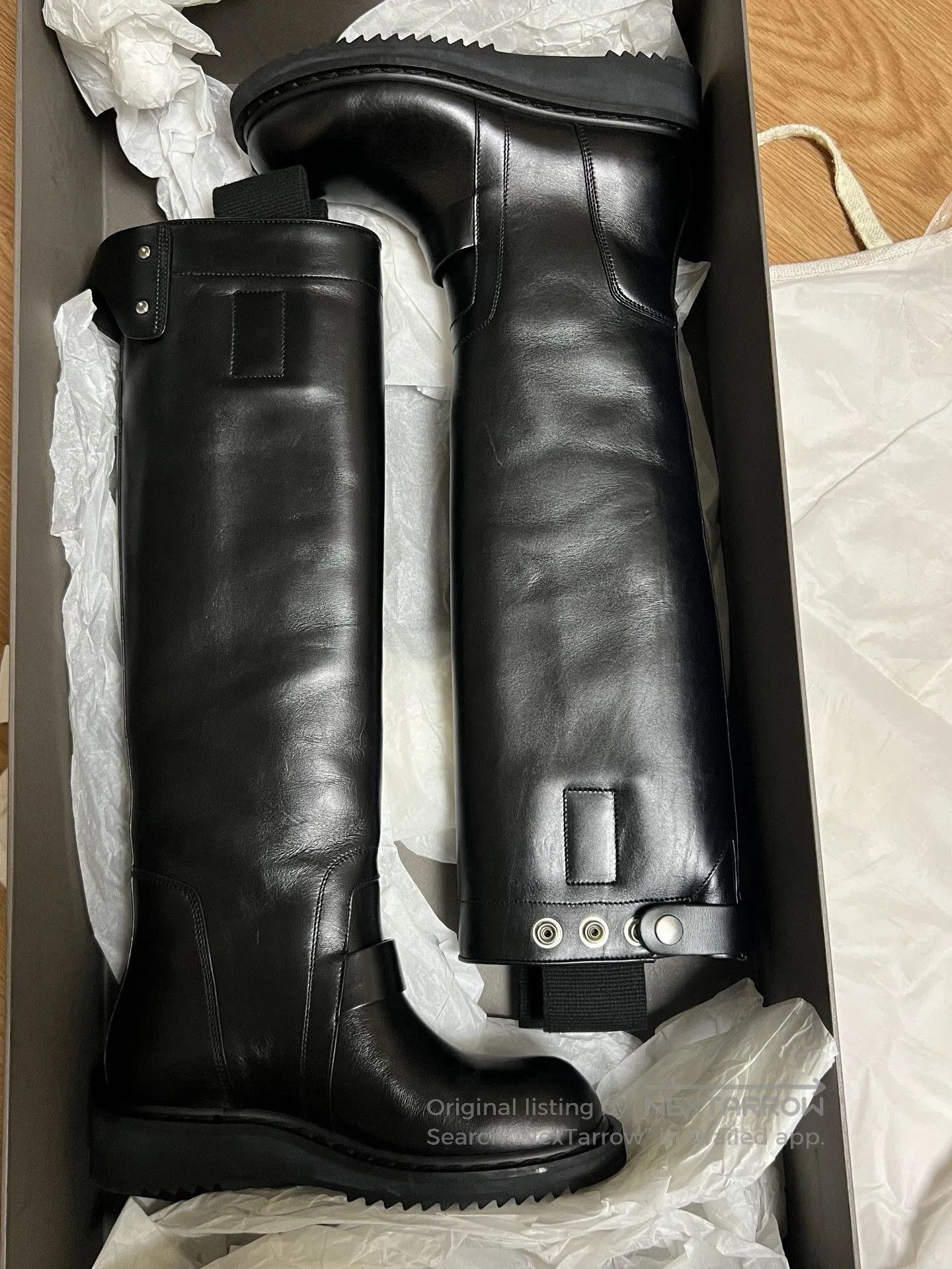 Rick Owens Rick Owens Anthem Jack Boots. Size US 4 / IT 34 - 6 Thumbnail