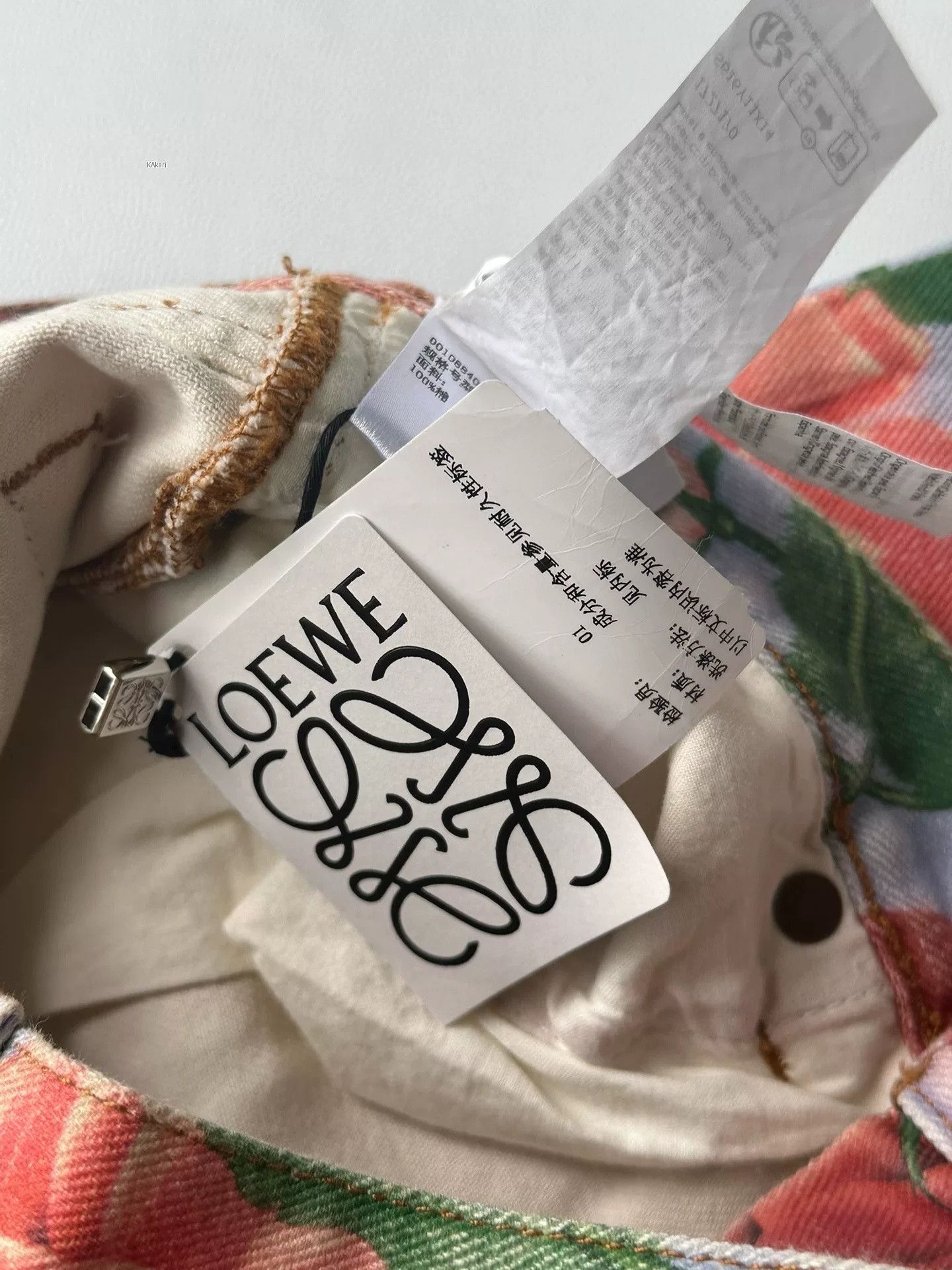 Loewe LOEWE Floral Print Jeans Size US 34 / EU 50 - 4 Thumbnail