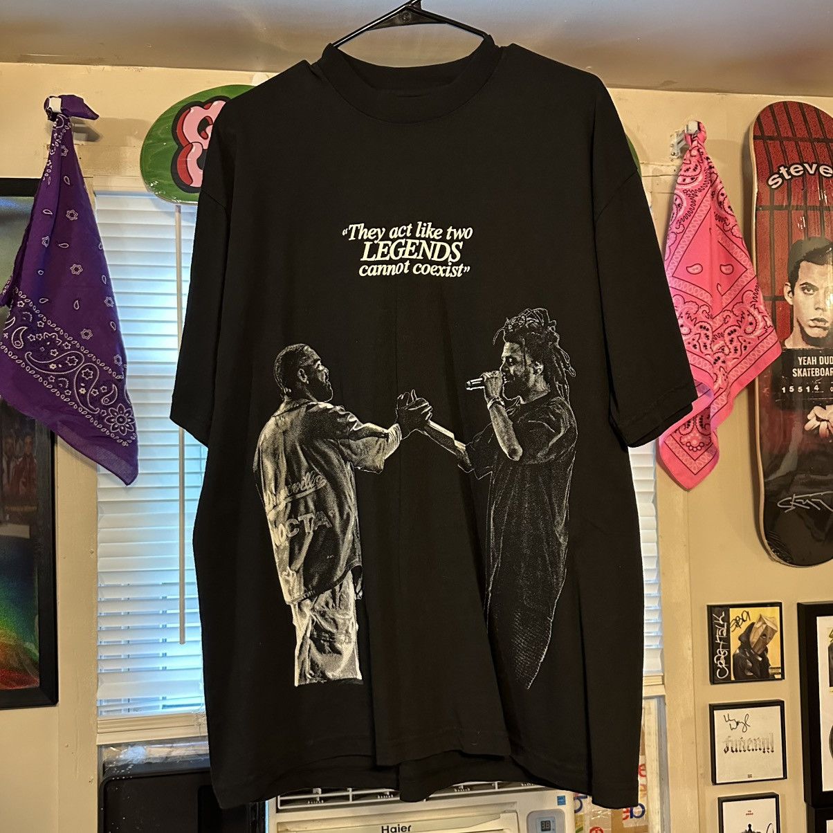 Drake Drake & J. Cole: Big As The What Tour 2024 "Legends" T Shirt Size US L / EU 52-54 / 3 - 1 Thumbnail