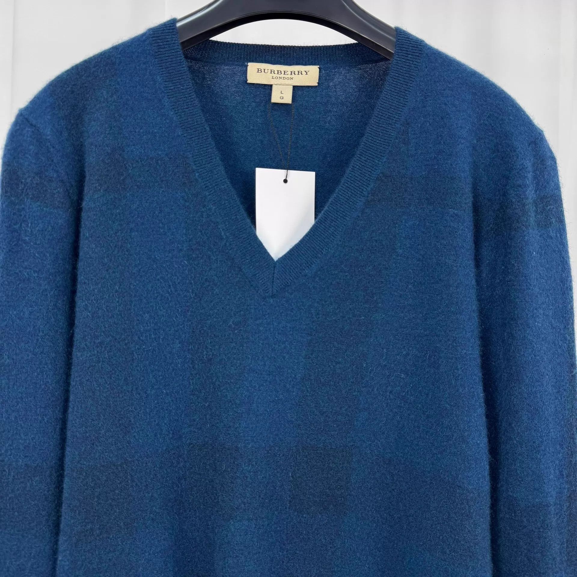 Burberry Burberry check cashmere knit sweater L 99 New Size L / US 10 / IT 46 - 3 Thumbnail