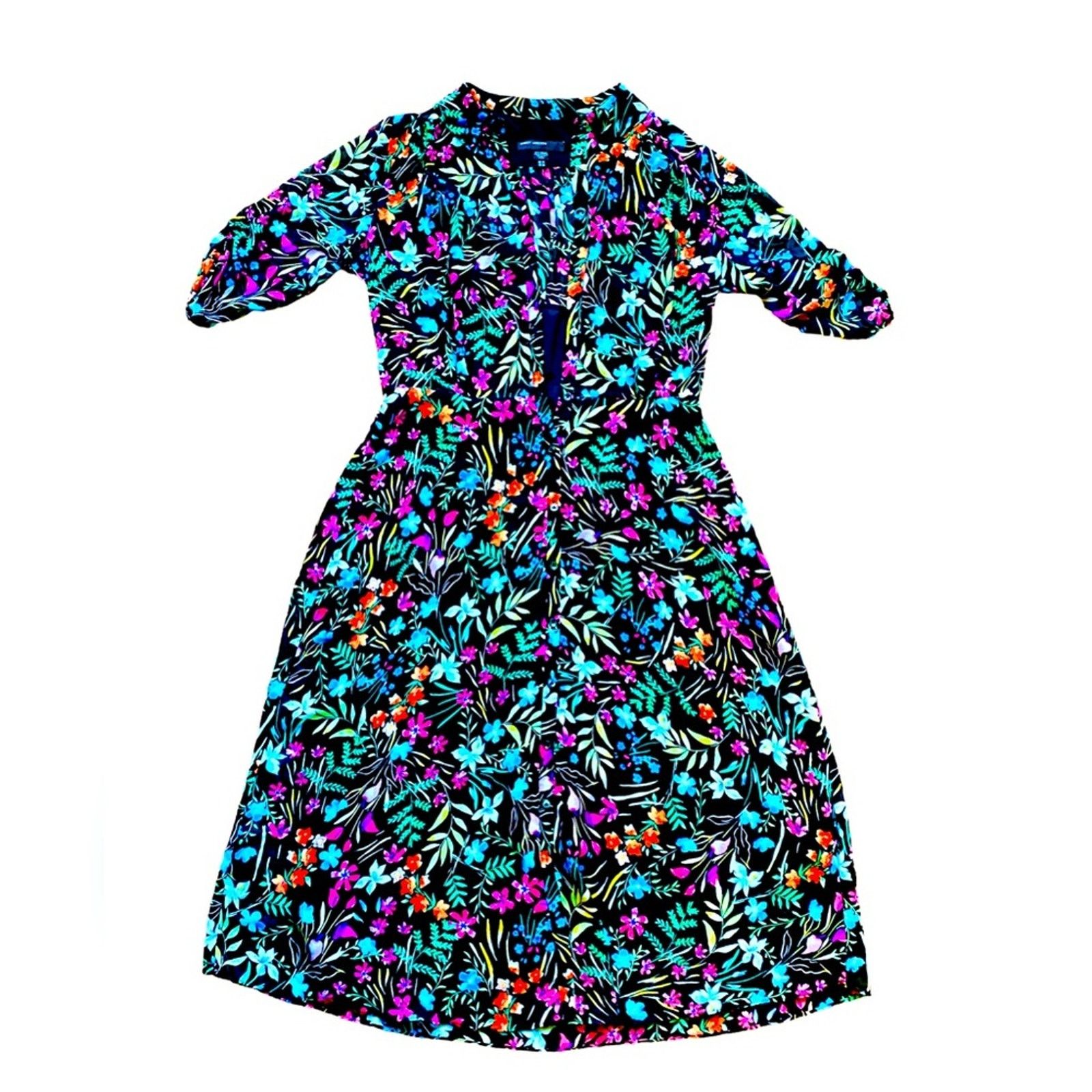 MAGGY LONDON MAGGY LONDON FLORAL MAXI DRESS Size L / US 10 / IT 46 - 1 Thumbnail