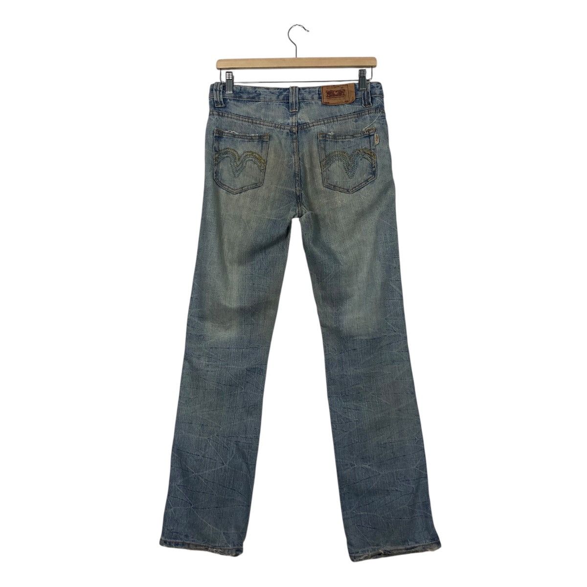Japanese Brand Hysteric Glamour Vintage Distressed Straight Leg Denim Size 30" / US 8 / IT 44 - 9 Thumbnail