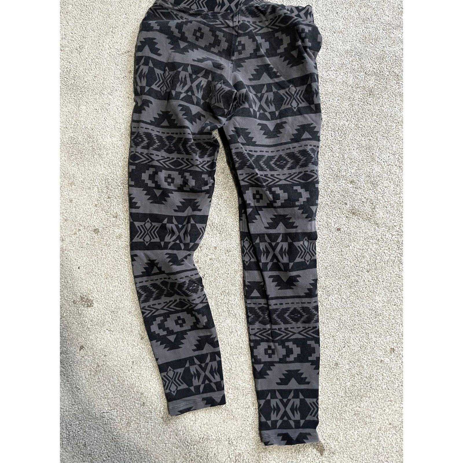 Express Express Leggings Women Black Aztec Print Stretch Ankle XS Size Exercise Activewear Pants Size 26" / US 2 / IT 38 - 3 Thumbnail