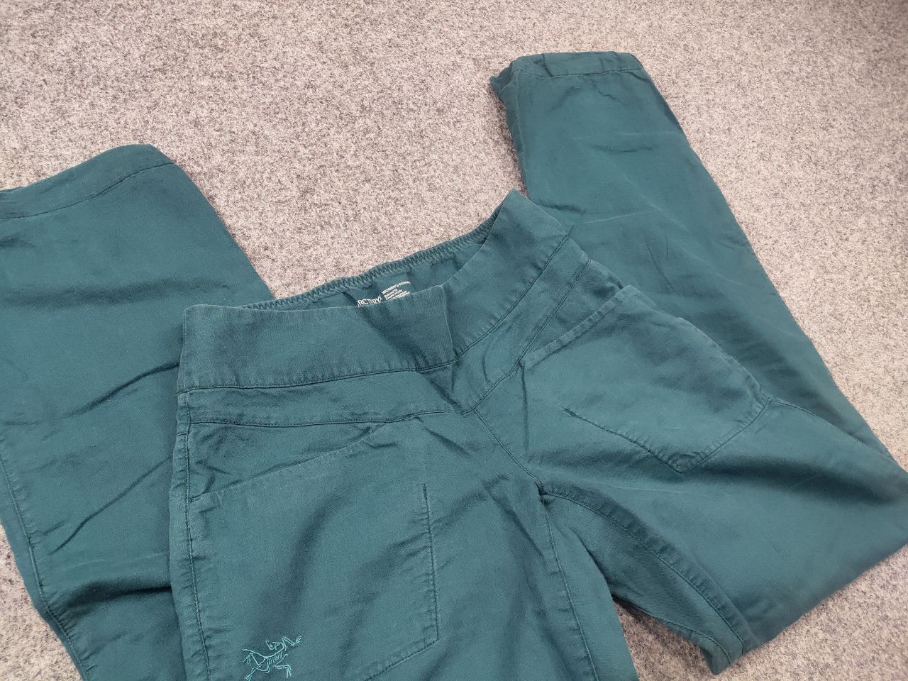 Arc'teryx Arcteryx Vintage Spadina light Casual Pants turquoise Linen Size 29" - 14 Thumbnail