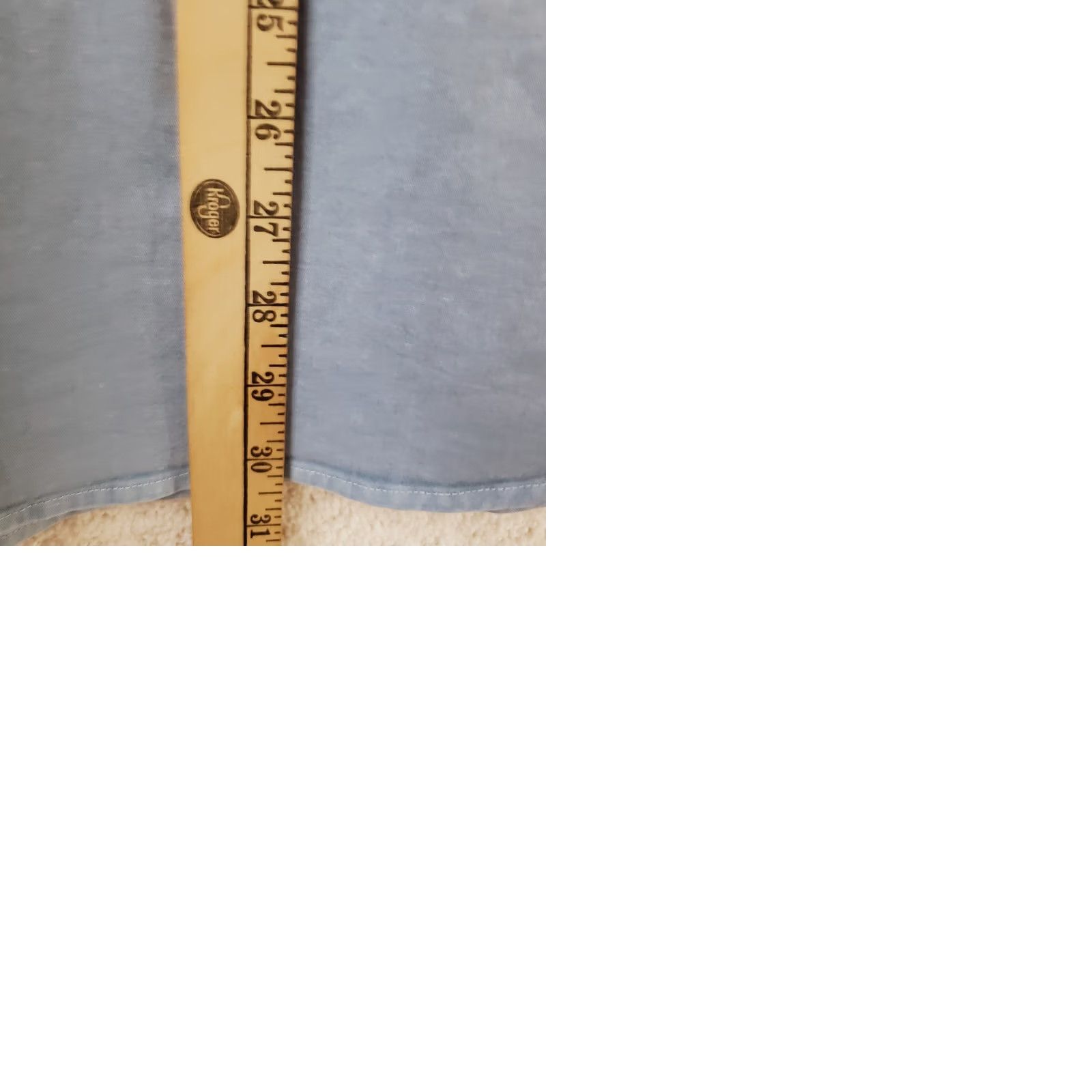 Southern Tide Southern Tide Men L Blue Cotton-Hemp Shirt Short Sleeve Button-Up Size US L / EU 52-54 / 3 - 9 Thumbnail
