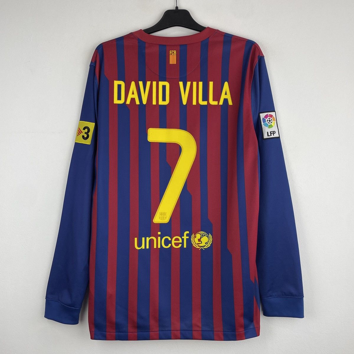 Barcelona David Villa Home Jersey Nike Men’s Shirt 2011/2012