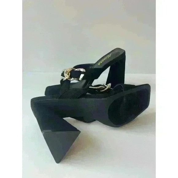 Other Black & Gold /High Heels Sandals / Size Us 8.5 Size US 8.5 / IT 38.5 - 6 Thumbnail