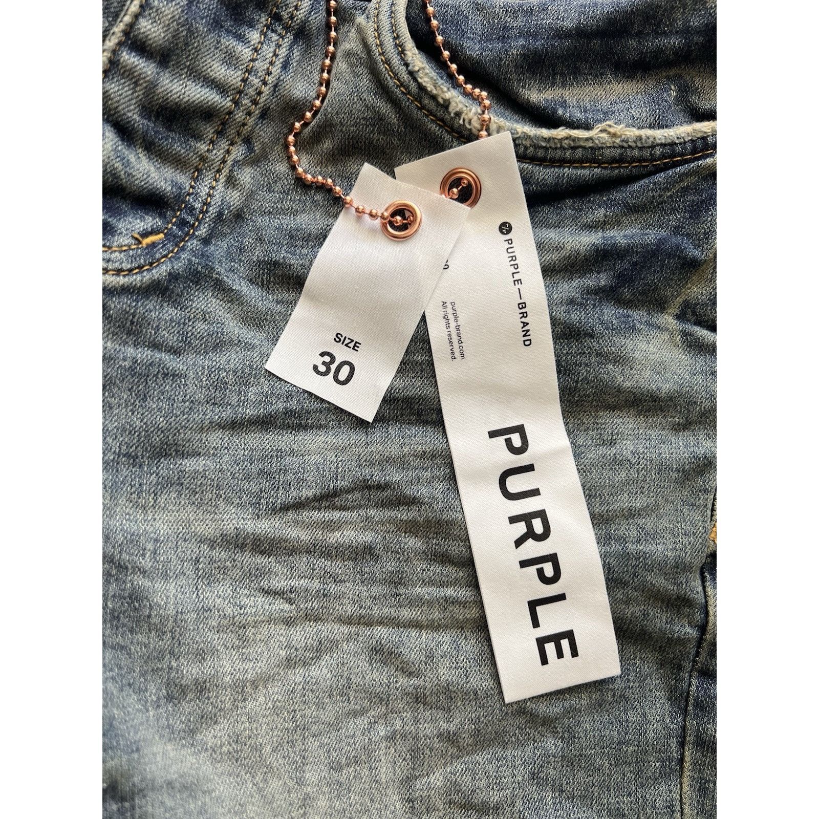 Purple × Purple Brand Purple Brand Jeans Men Slim Straight Blue P005 Size 30/32 Size US 30 / EU 46 - 8 Thumbnail