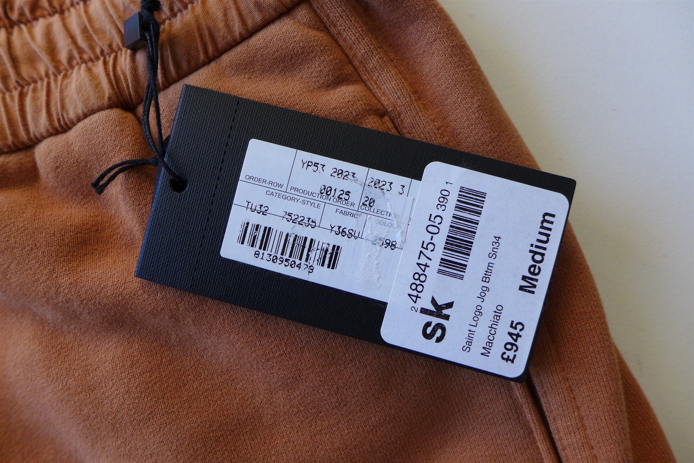 Saint Laurent Paris Saint Laurent Sweatpants -- Macchiato Blanchi Cotton Jersey Size US 32 / EU 48 - 16 Thumbnail