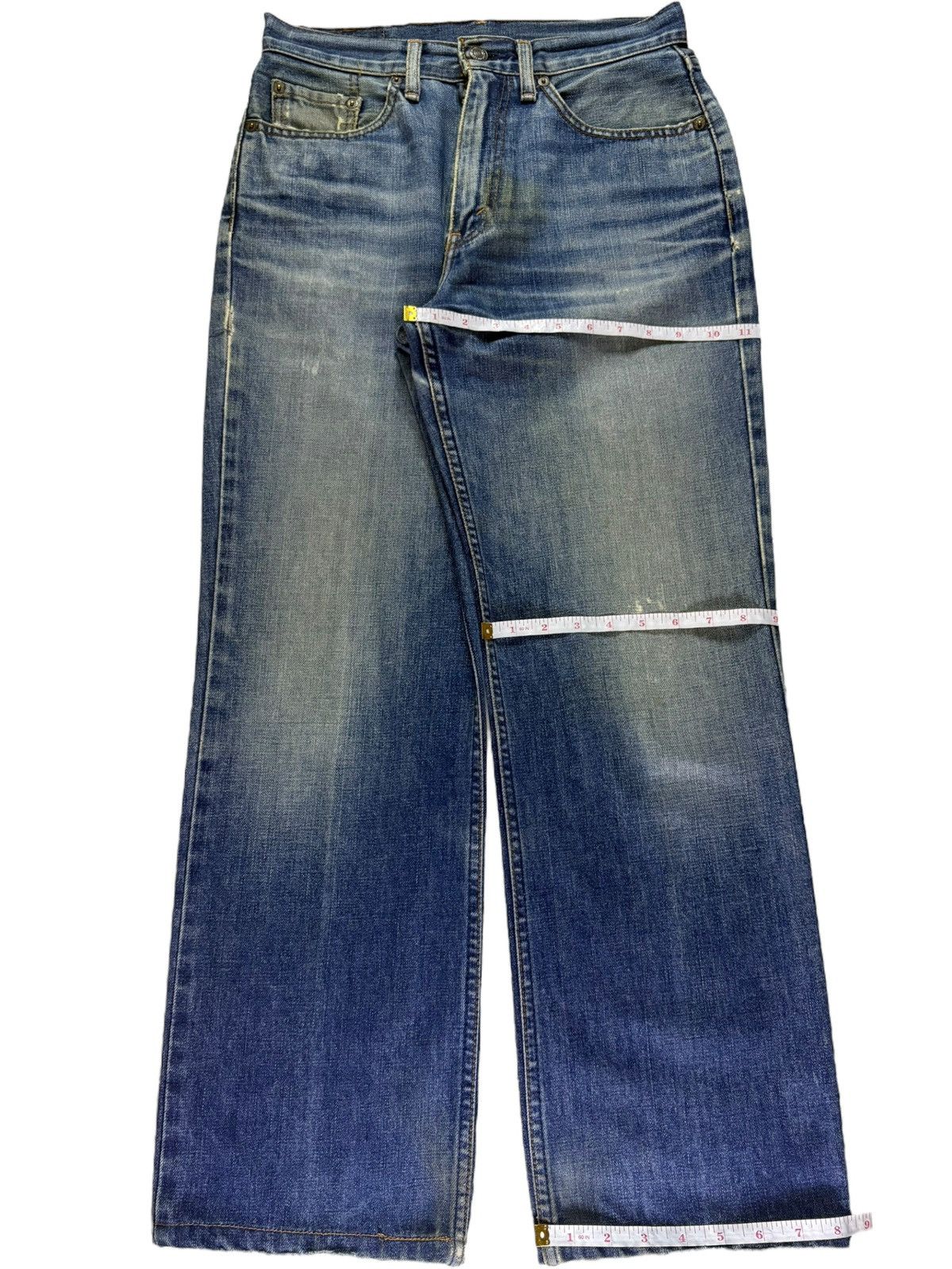 LVC × Levi's × Levi's Vintage Clothing Vintage 90s Levis 560 Faded Wash Distressed Loose Jeans Size US 29 - 14 Thumbnail