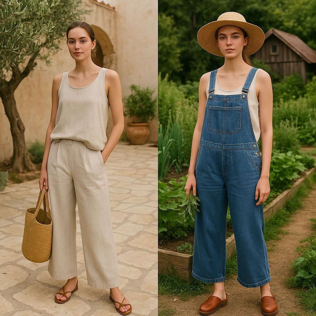 J. Jill J Jill Natural Linen Women’s Tank Top Med Minimalist Capsule Size M / US 6-8 / IT 42-44 - 1 Thumbnail