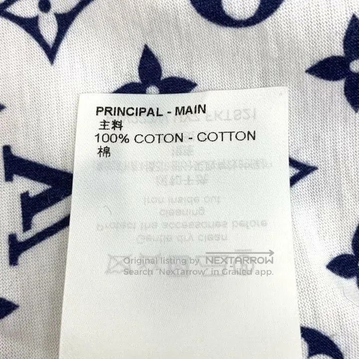 Louis Vuitton Louis Vuitton 2022 White Monogram Cotton T. Size US L / EU 52-54 / 3 - 7 Thumbnail