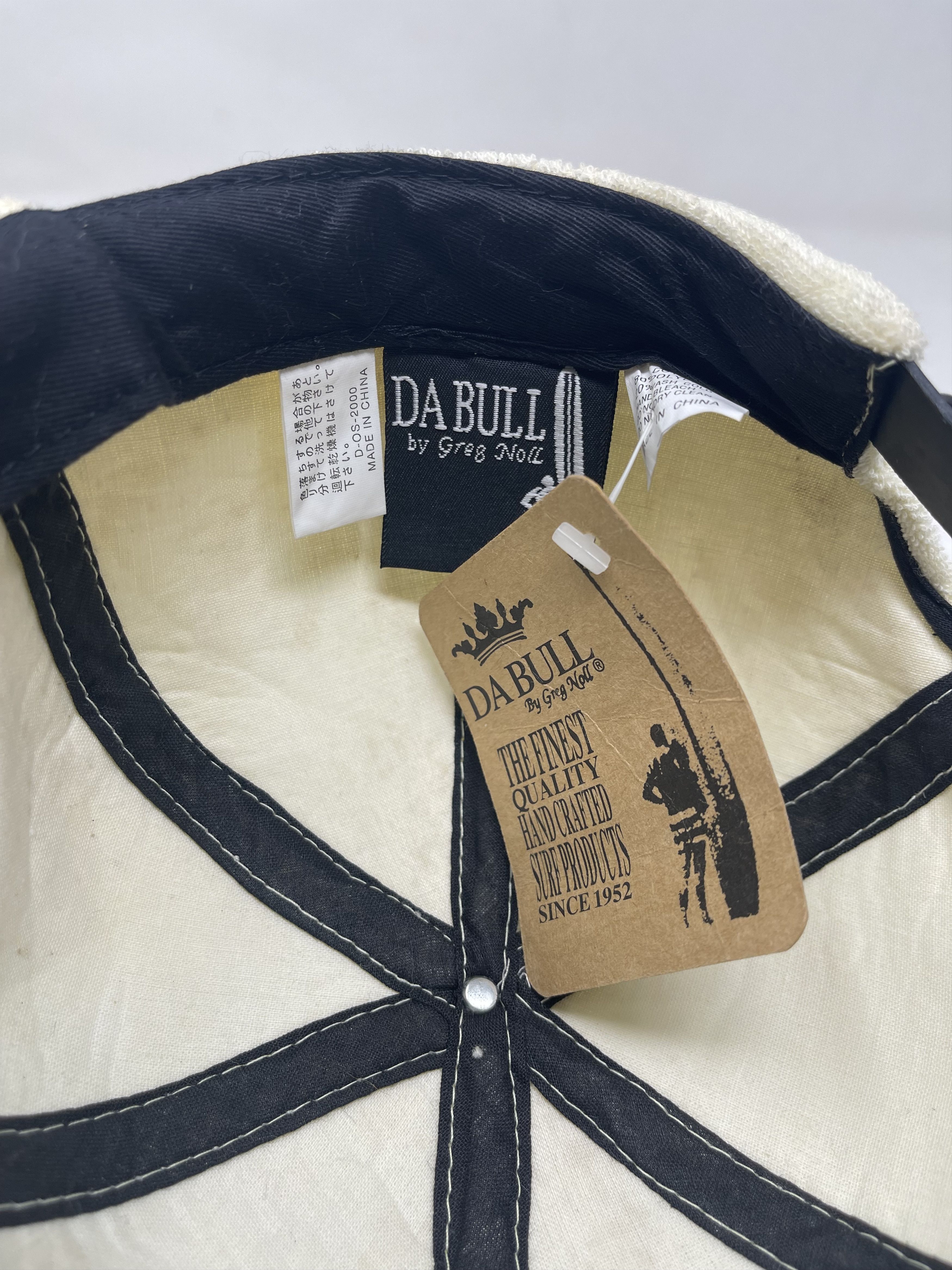 Japanese Brand Da Bull by Greg Noll white Snap Back Hat Cap Size ONE SIZE - 11 Thumbnail