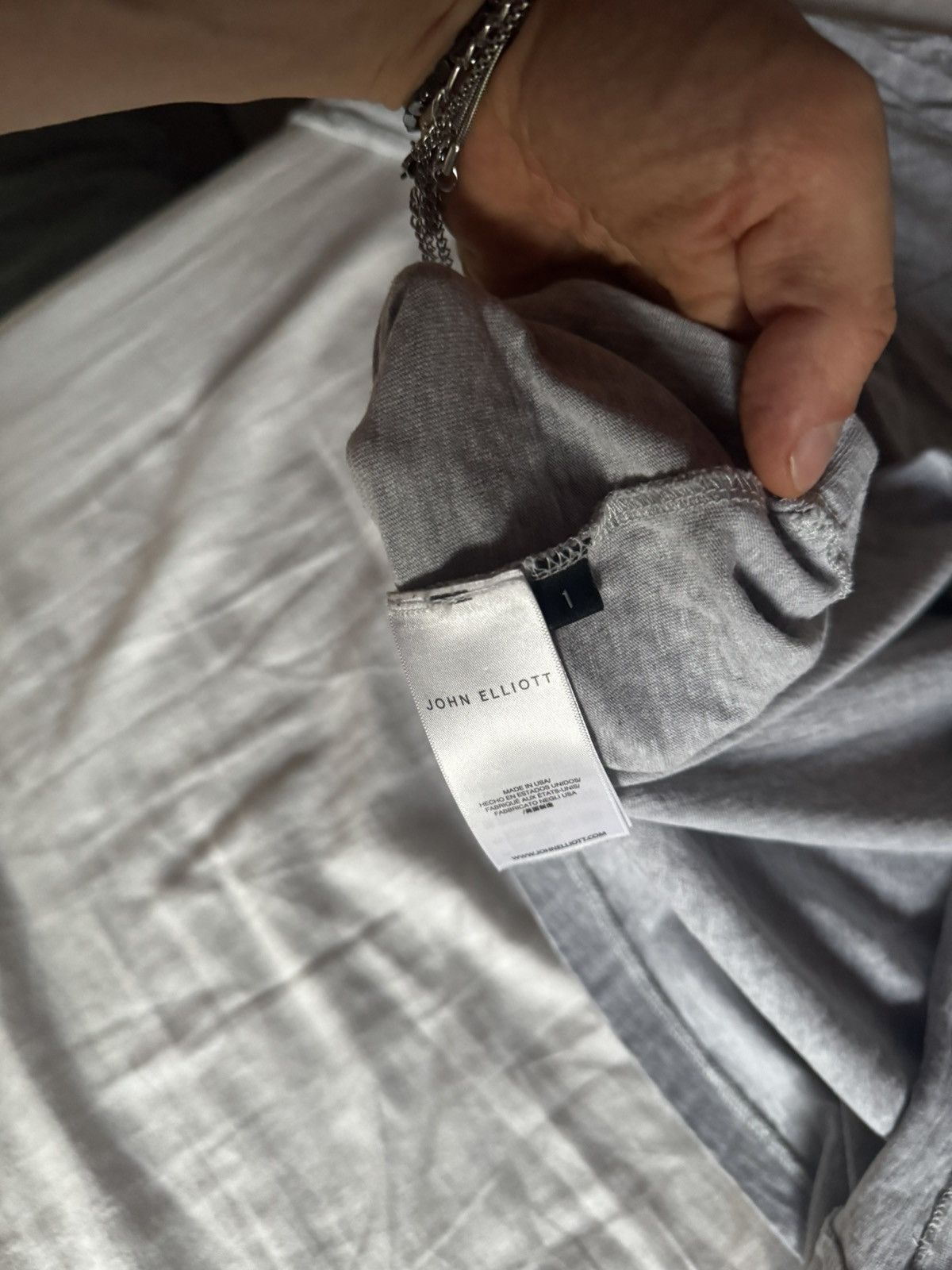 John Elliott John Elliott University LS tee Size US S / EU 44-46 / 1 - 8 Thumbnail