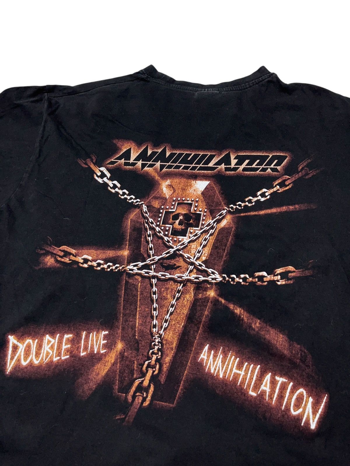 Band Tees × Vintage Vintage Annihilator 2003 Double Live Annihilation T-shirt Size US XL / EU 56 / 4 - 8 Thumbnail
