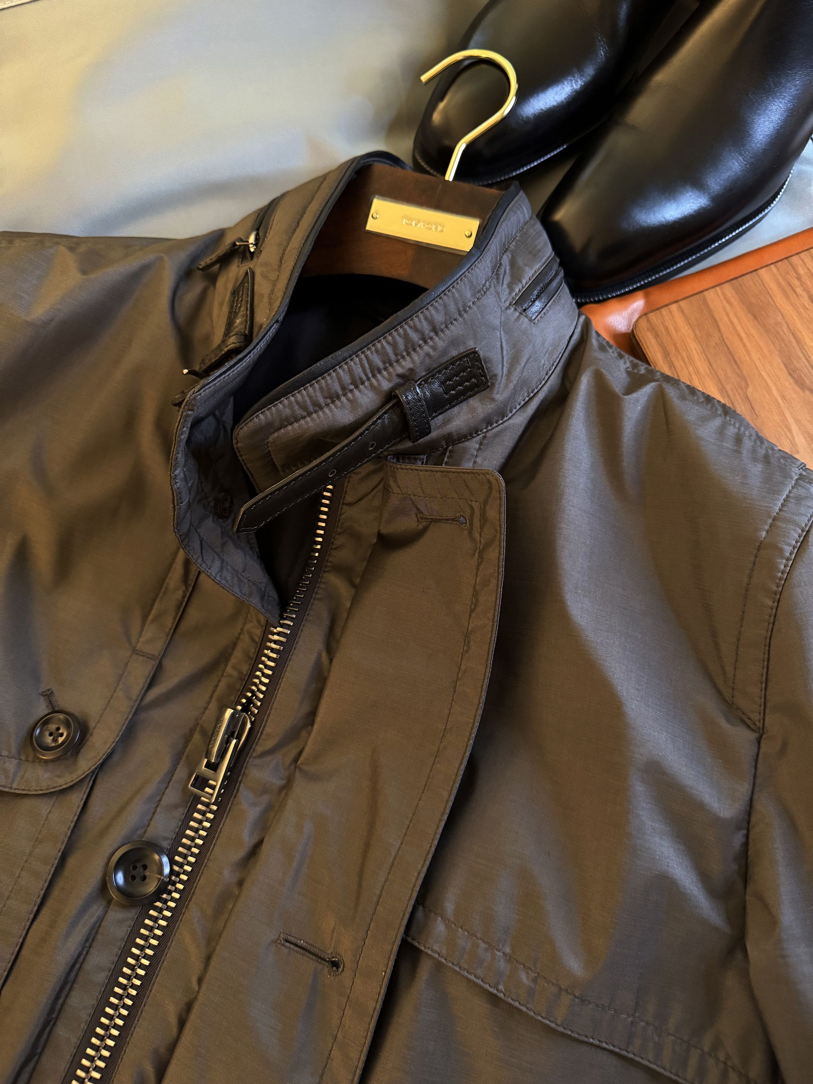 Tom Ford Coveted Extremely Rare $5,000 Field Jacket Leather Accents Size US M / EU 48-50 / 2 - 16 Thumbnail