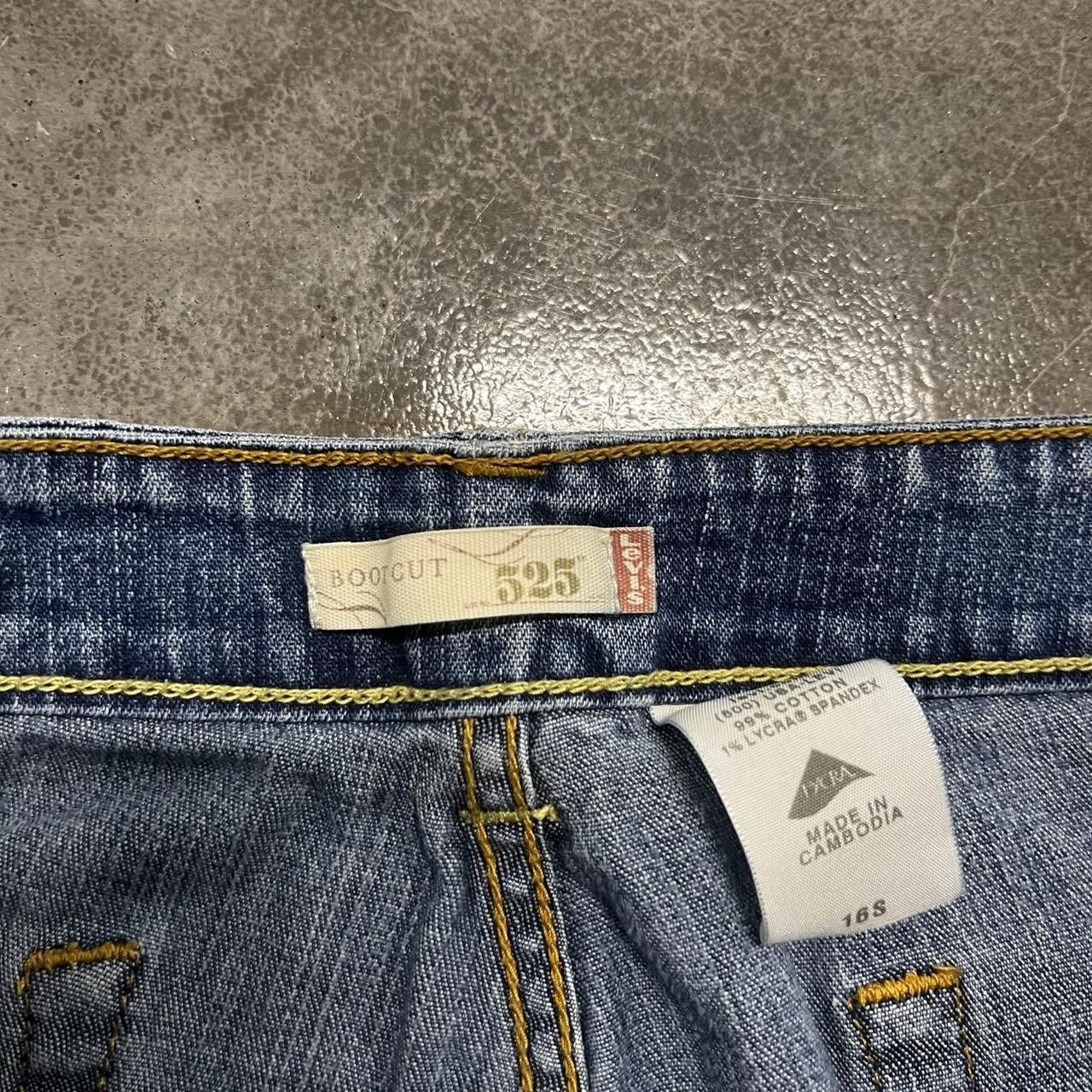 Levi's × Vintage Vintage Y2K Baggy Levis Bootcut Medium Wash Denim jeans! Size US 36 / EU 52 - 8 Thumbnail