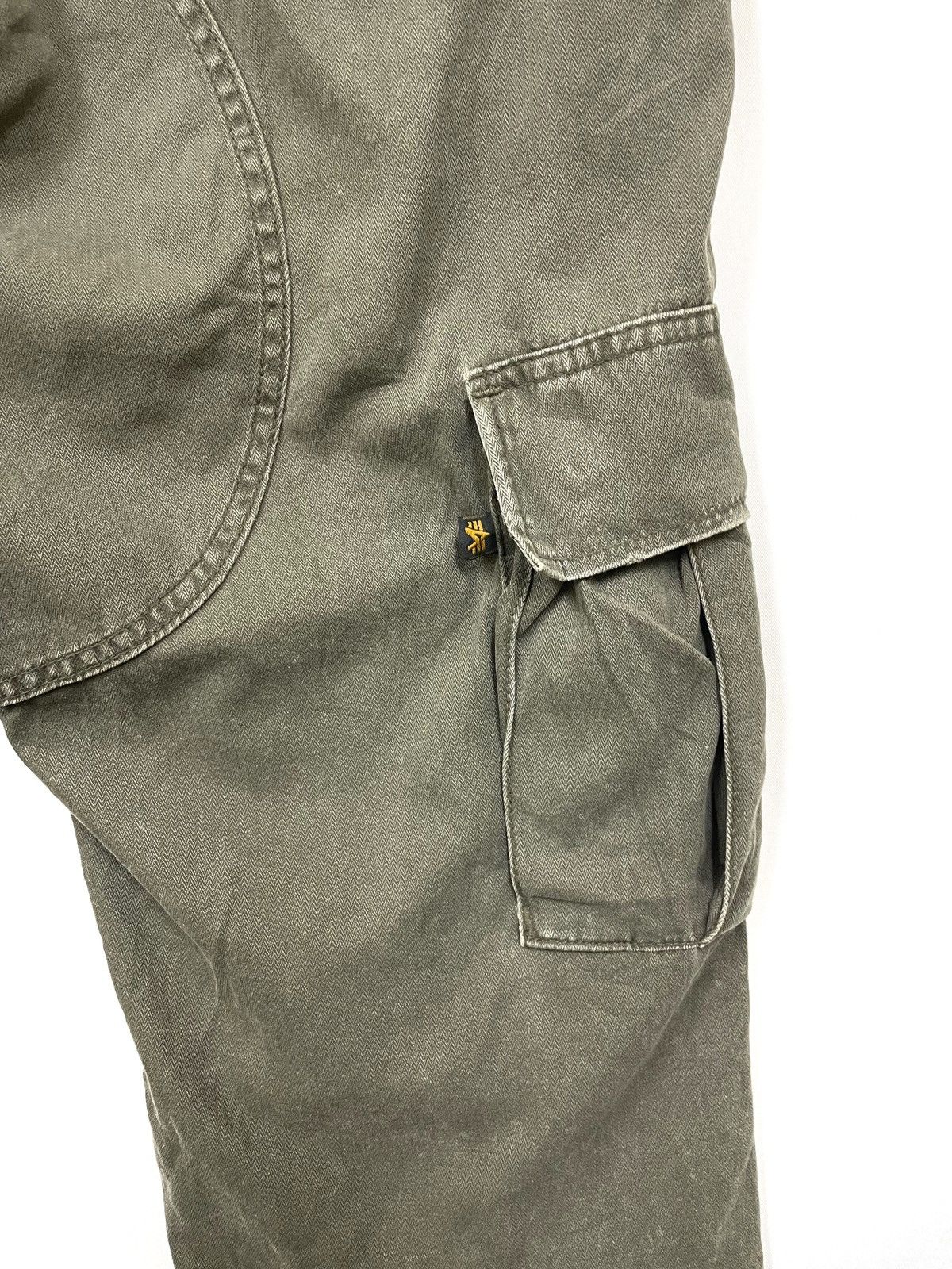 Alpha Industries × Vintage Flare !! Vintage 90s Cargo by Alpha Industries Size US 34 / EU 50 - 7 Thumbnail