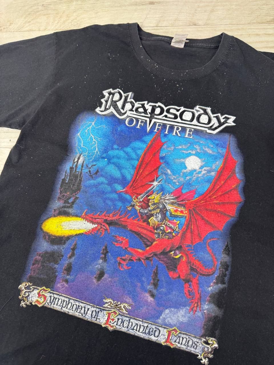 Band Tees Vintage Rhapsody Symphony Of Enchanted Lands T Shirt Size US M / EU 48-50 / 2 - 7 Thumbnail