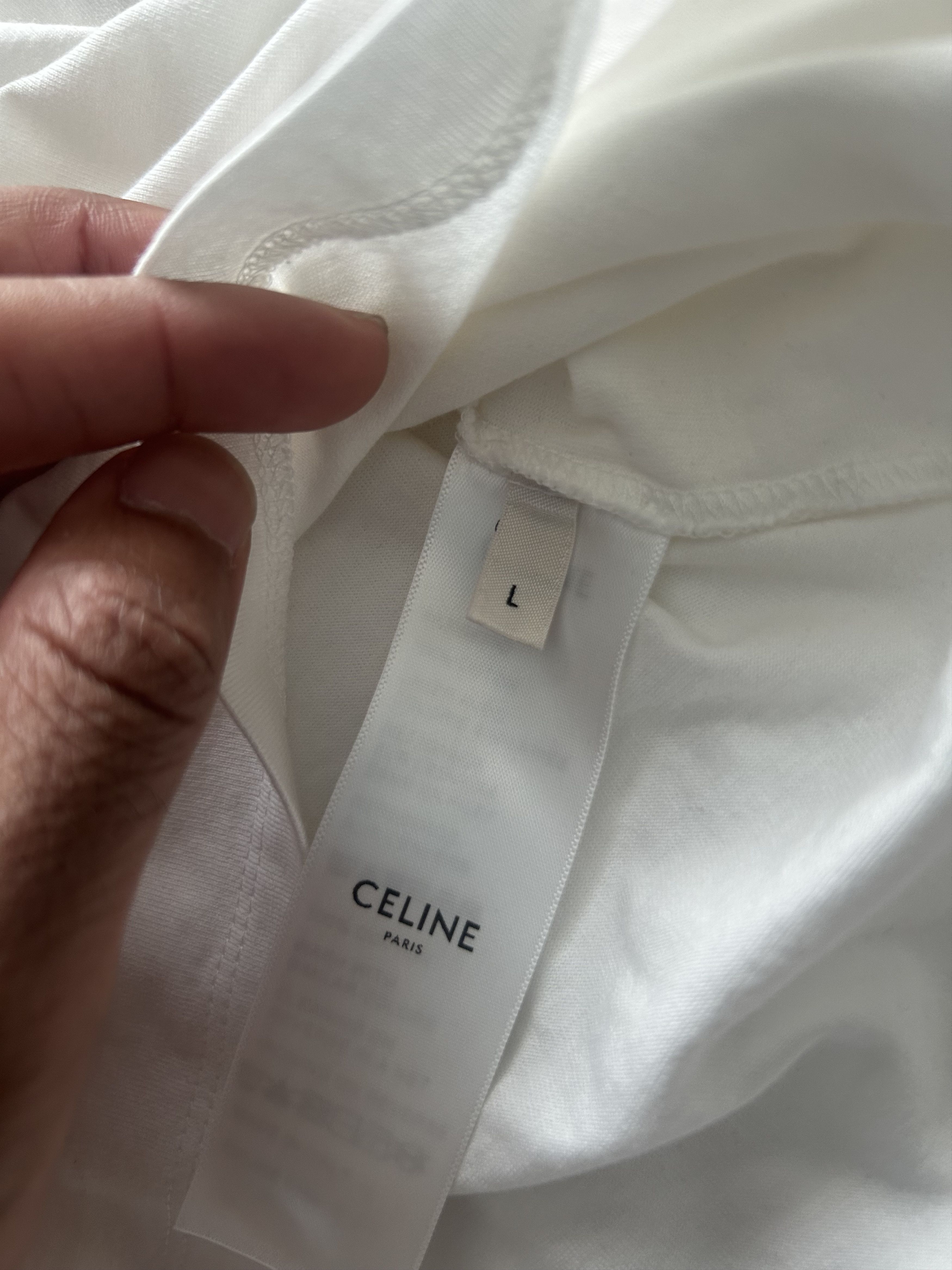 Celine Celine multicolor logo T-shirt Size US L / EU 52-54 / 3 - 4 Thumbnail