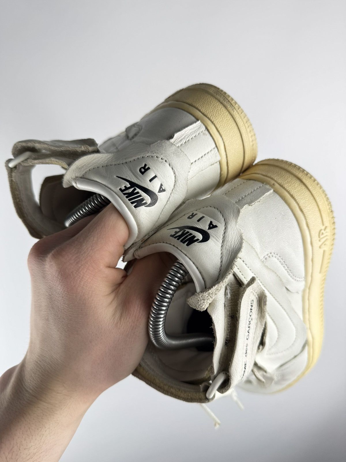 Comme des Garcons × Nike Comme des Garçons x Nike Air Force 1 Mid 'Triple White' Size US 5.5 / EU 38 - 6 Thumbnail