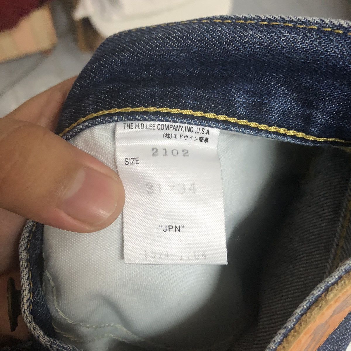 Lee DL Lee Riders Blue Denim Pants #C283 Size US 31 - 19 Thumbnail