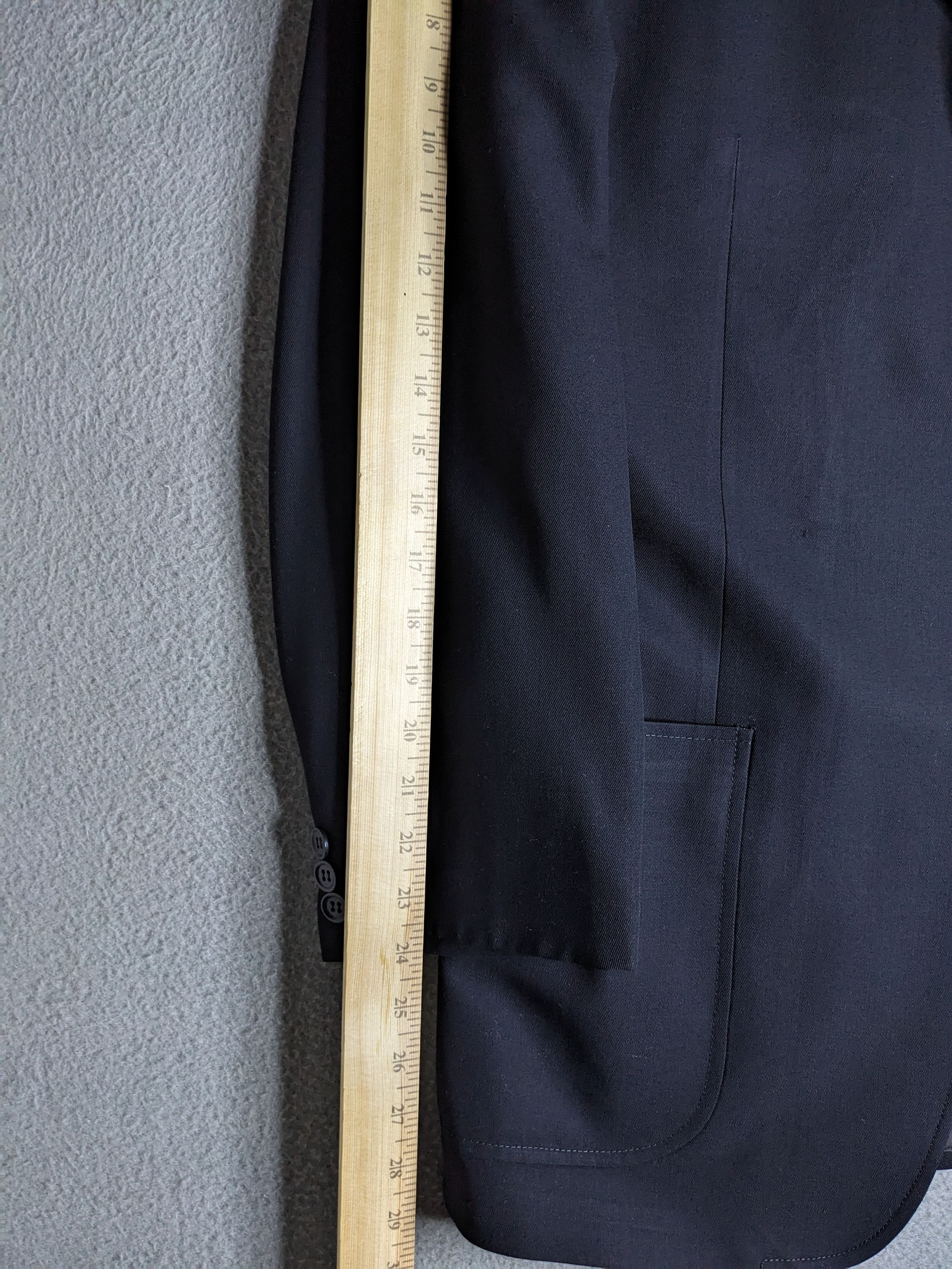 Ermenegildo Zegna VTG Ermenegildo Zegna Soft Wool Suit Jacket 44R 3 Button Size 44R - 13 Thumbnail