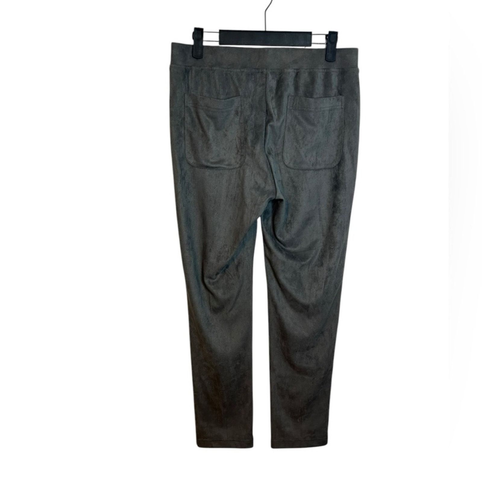 Other 209wst38 Gray Faux Suede Ankle Pants Size 27" / US 4 / IT 40 - 2 Thumbnail