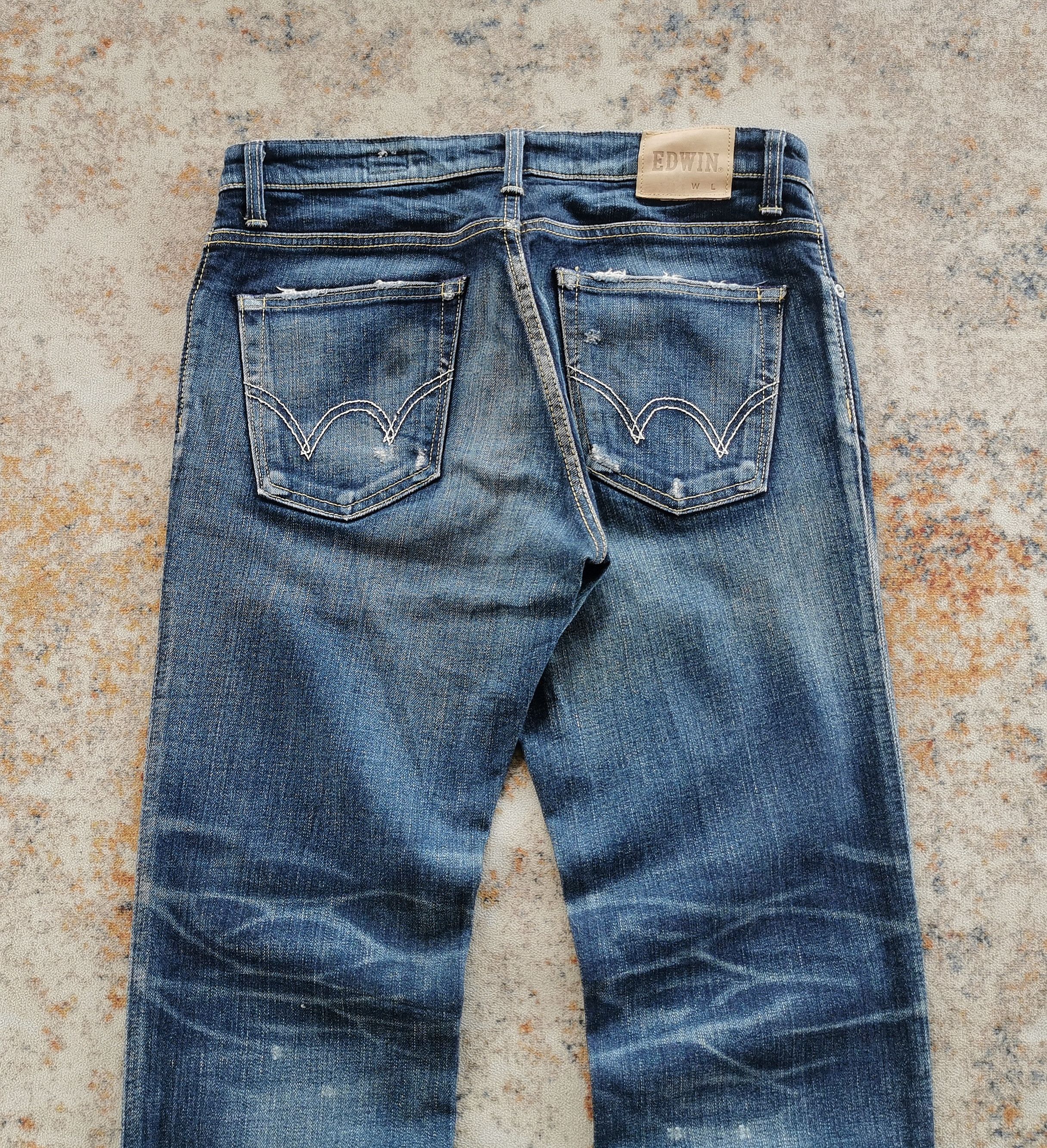 Edwin Avantgarde Edwin Distressed Slim Jeans Size US 32 / EU 48 - 4 Thumbnail
