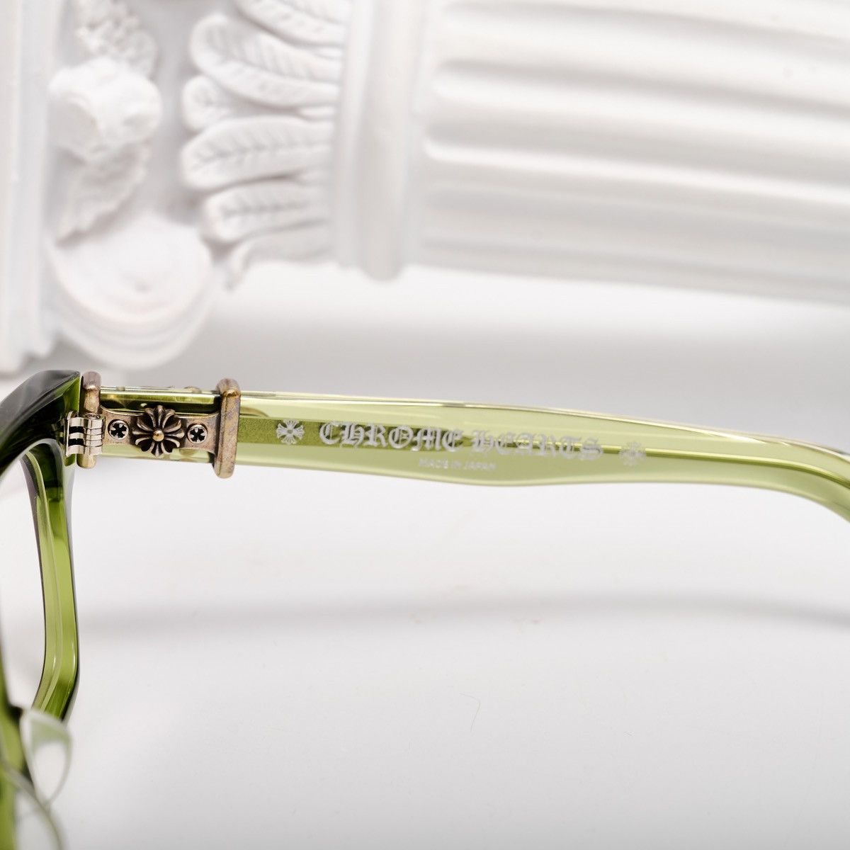 Chrome Hearts CHROME HEARTS VAGILLIONAIRE I DARK OLIVE GLASSES Size ONE SIZE - 4 Thumbnail