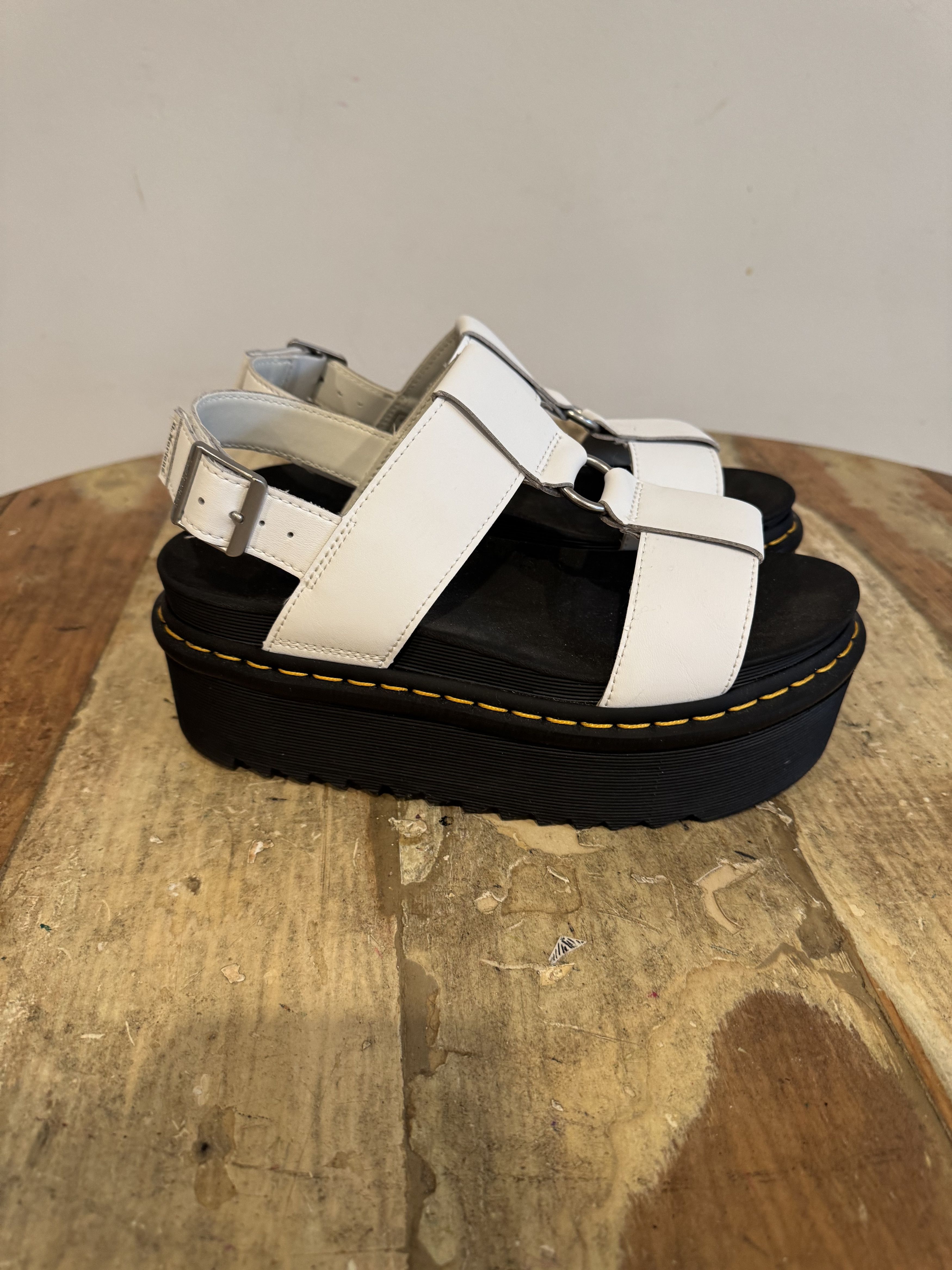 Dr. Martens Dr. Martens leather platform sandals Size US 8 / IT 38 - 1 Thumbnail