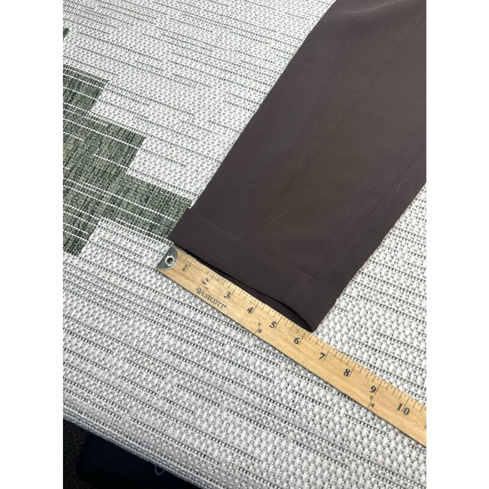 Vintage Wilfred Pants Womens 2 Brown Stretch Mid Rise Tapered Leg Ankle Hem Classic, Modern 27in Inseam Girls? Mens? Wait. End with Womens. Size 26" / US 2 / IT 38 - 5 Thumbnail