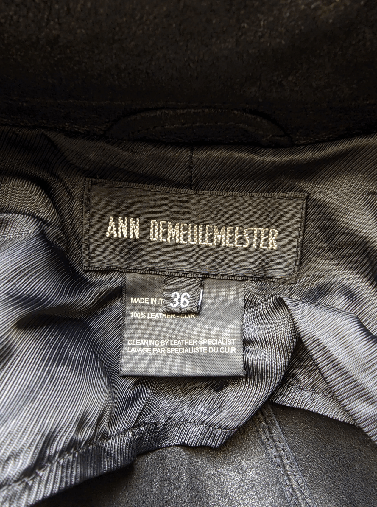 Ann Demeulemeester Ann Demeulemeester leather jacket Size XS / US 0-2 / IT 36-38 - 6 Thumbnail