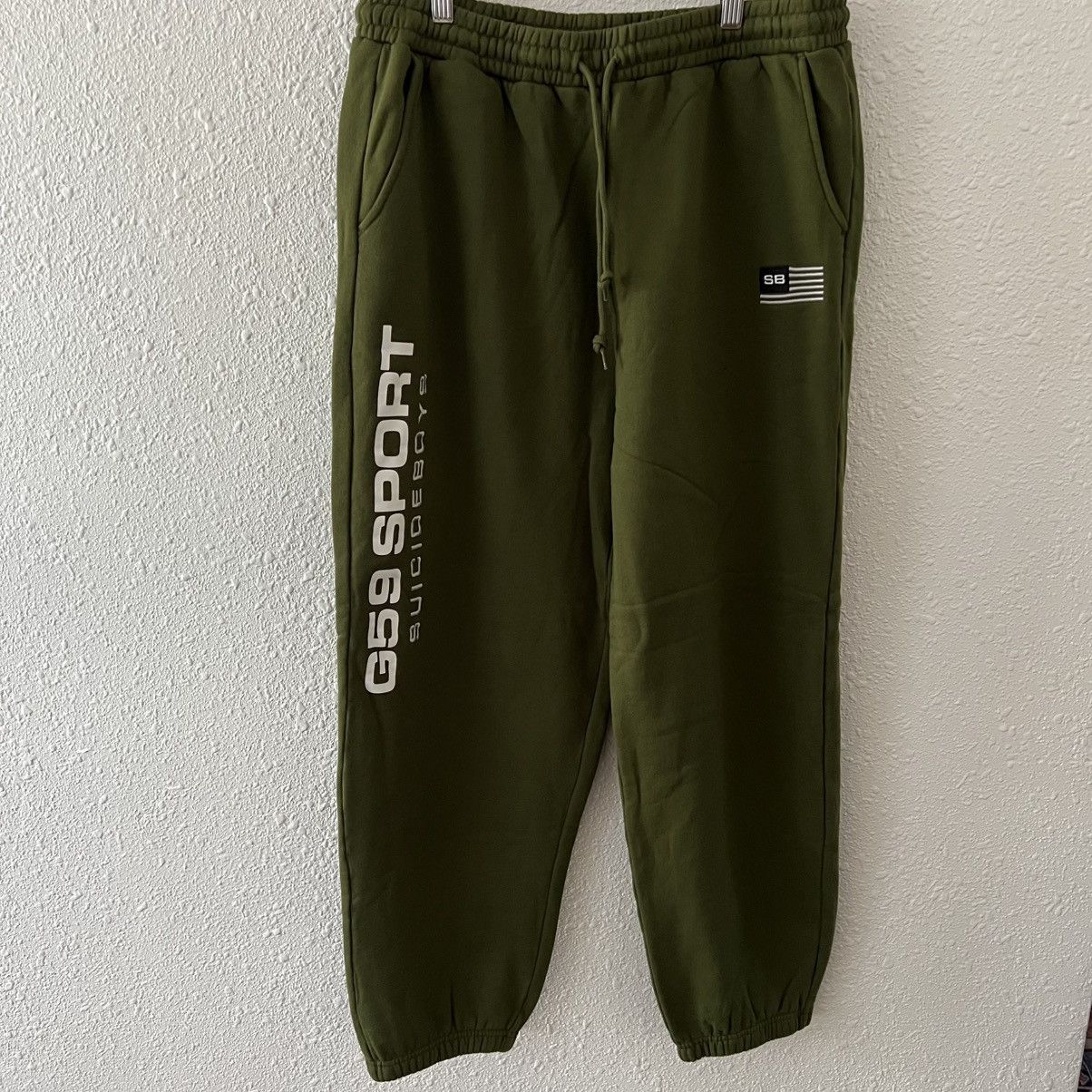 G59 Records G59 sport olive sweatpants Size US 34 / EU 50 - 1 Thumbnail