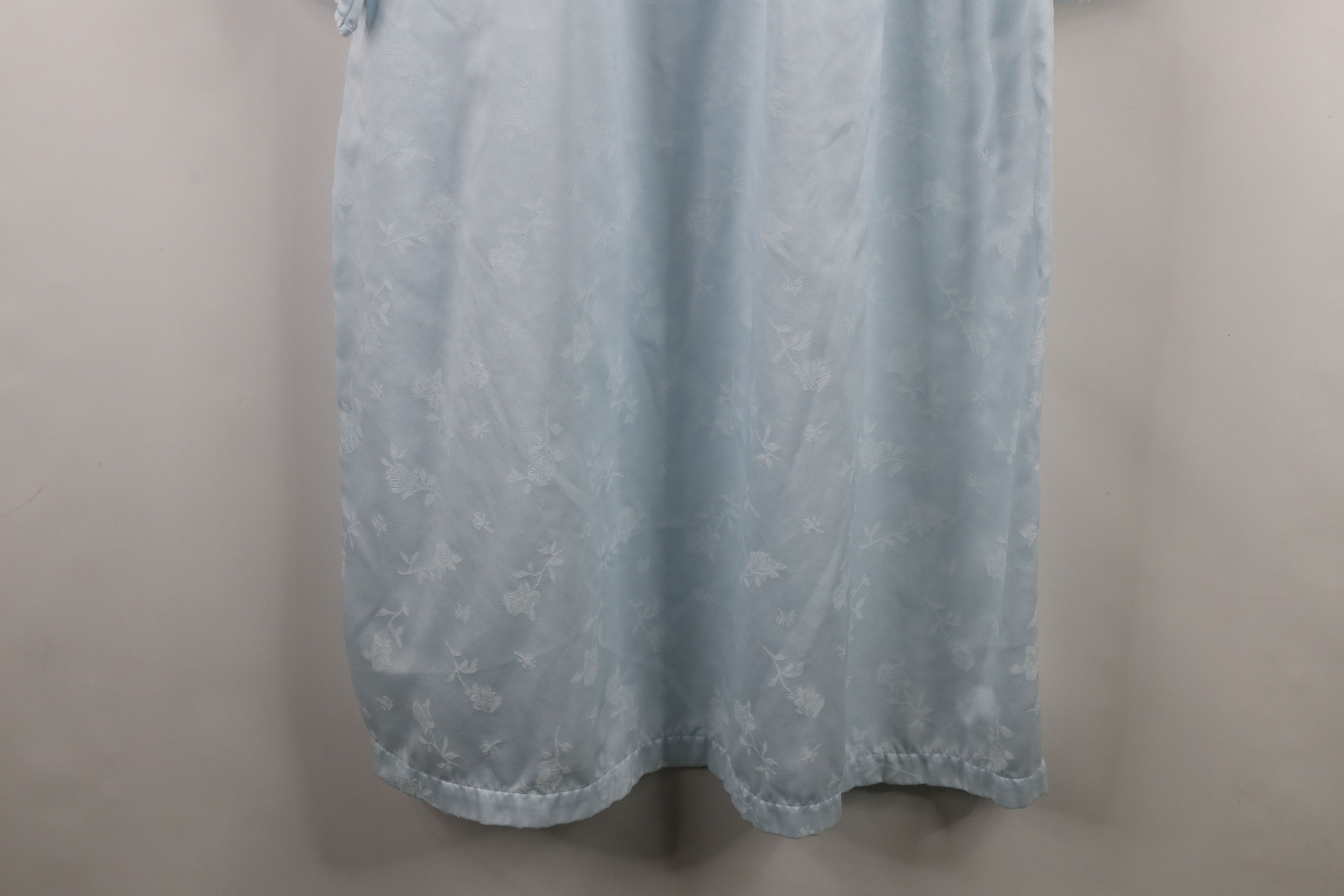 Vintage Vintage 90s Miss Elaine Lace Long Sleeve Sleep Night Gown Size M / US 6-8 / IT 42-44 - 14 Thumbnail