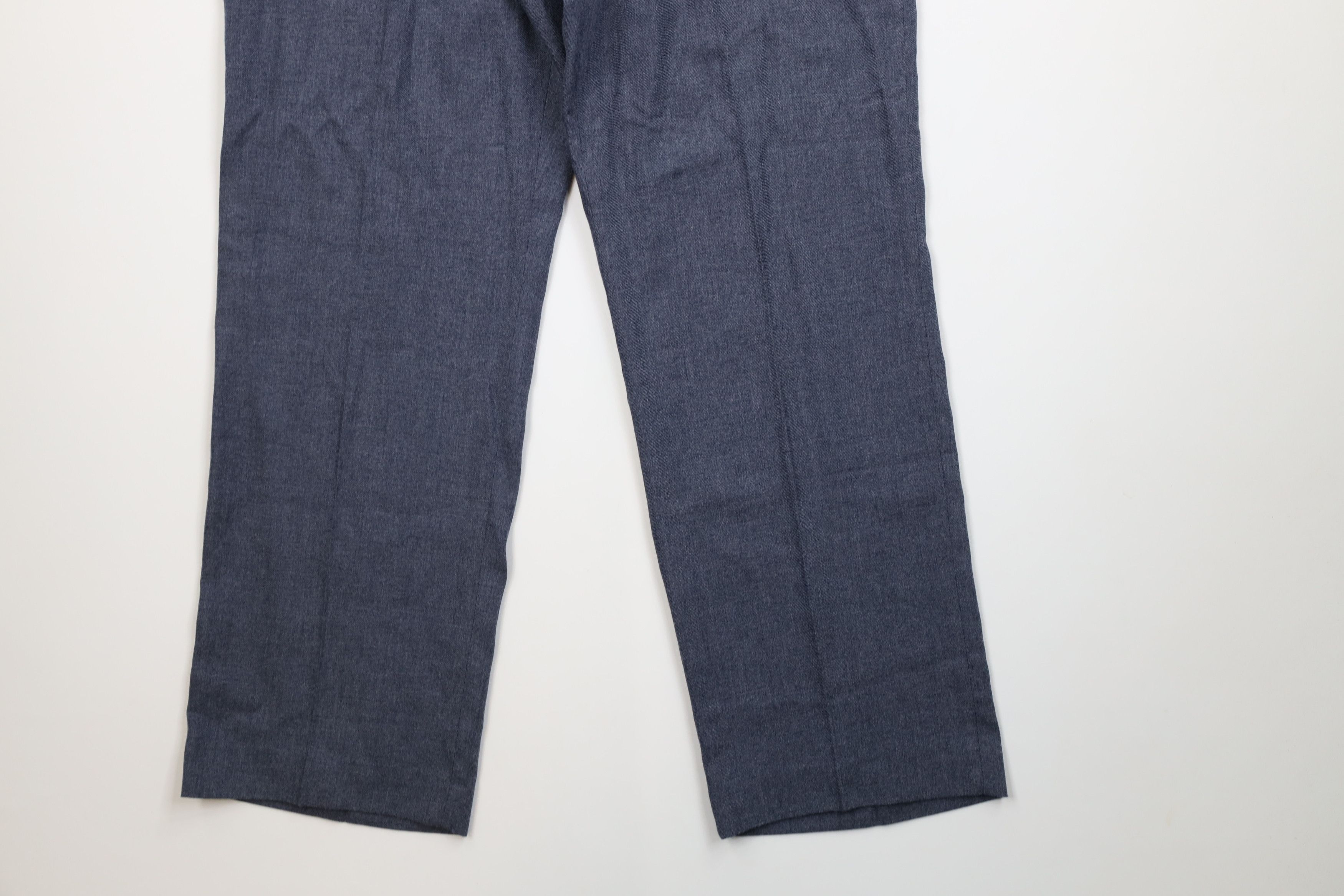 Vintage Vintage 70s Streetwear Gabardine Wide Leg Chino Pants USA Size US 34 / EU 50 - 4 Thumbnail