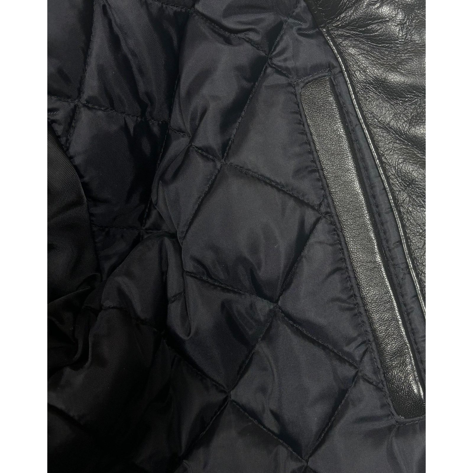 Supreme 2021 Supreme x Schott Shearling Collar Leather Puffer Jacket Size US M / EU 48-50 / 2 - 13 Thumbnail
