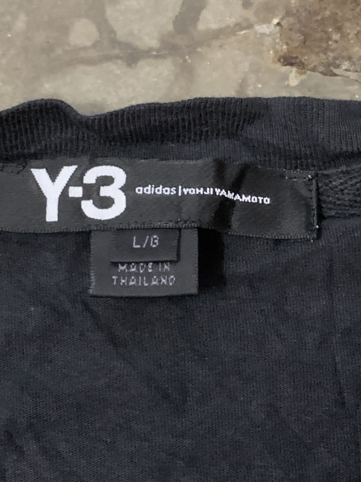 Adidas × Y-3 × Yohji Yamamoto Adidas X Y-3 Logo Tee Size US L / EU 52-54 / 3 - 4 Thumbnail