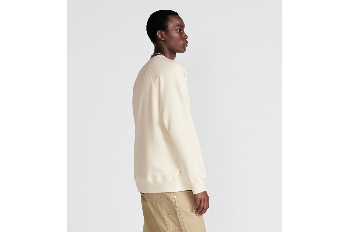 Dior o1bcso1str0226 Relaxed-Fit Bobby Sweatshirt in White Size US M / EU 48-50 / 2 - 5 Thumbnail
