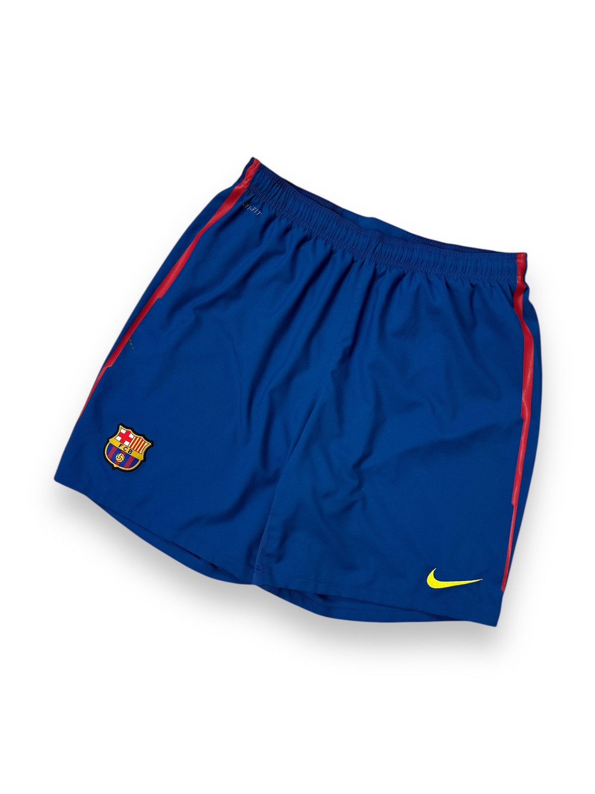 Nike × Vintage Vintage Y2K Nike Dri-Fit Barcelona F.C. Soccer Blue Shorts Size US 36 / EU 52 - 1 Thumbnail