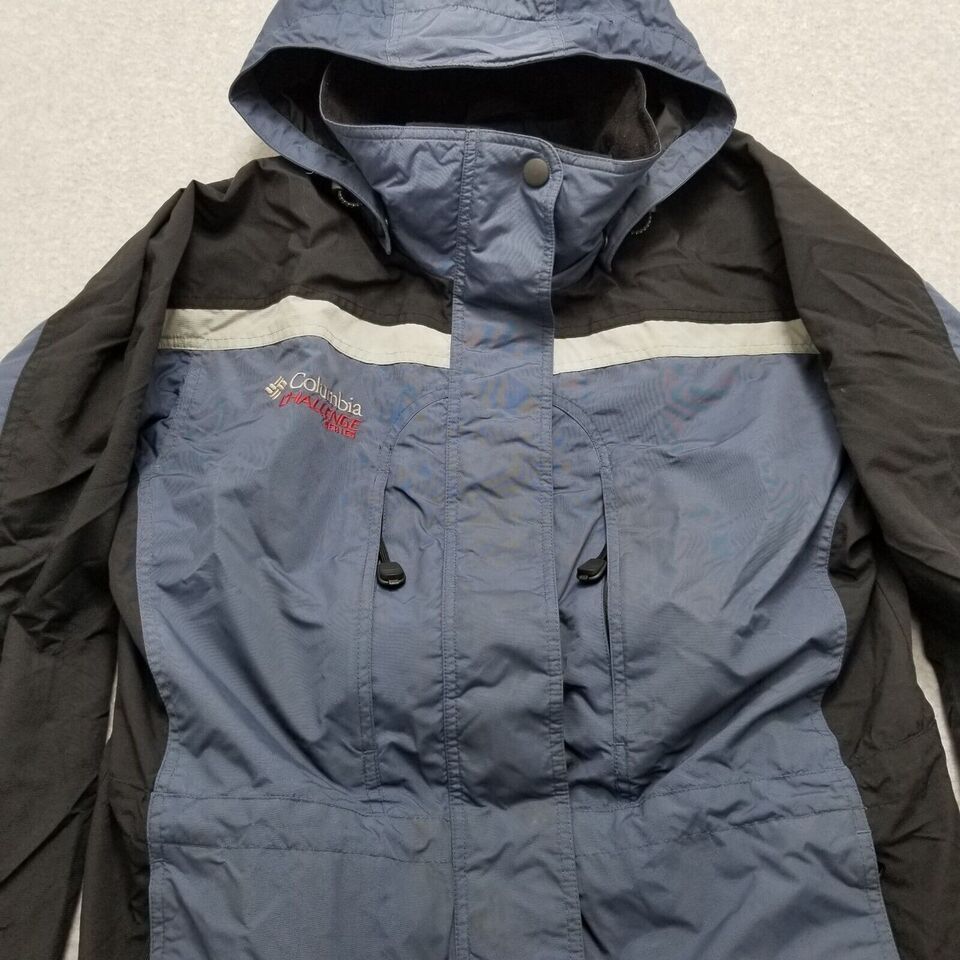 Columbia Columbia Jacket Womens Medium Pockets Full Zip Hooded Size M / US 6-8 / IT 42-44 - 3 Thumbnail