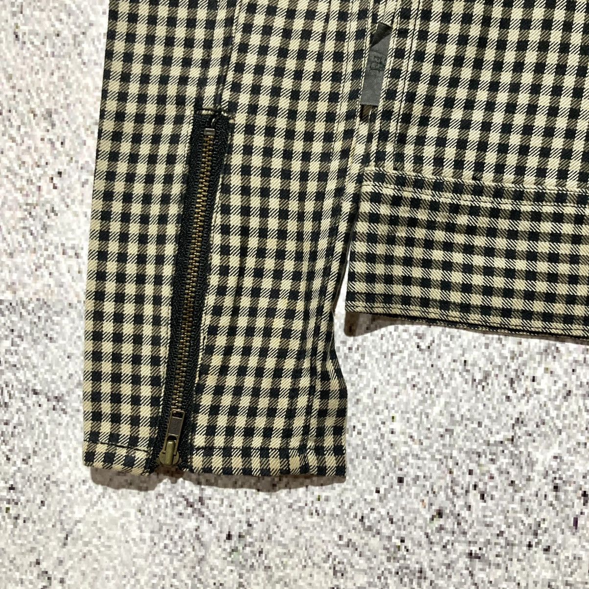 20471120 2000s Ehypenworld Gallery Asymastrical Bikers Jacket Plaid Size US XS / EU 42 / 0 - 16 Thumbnail